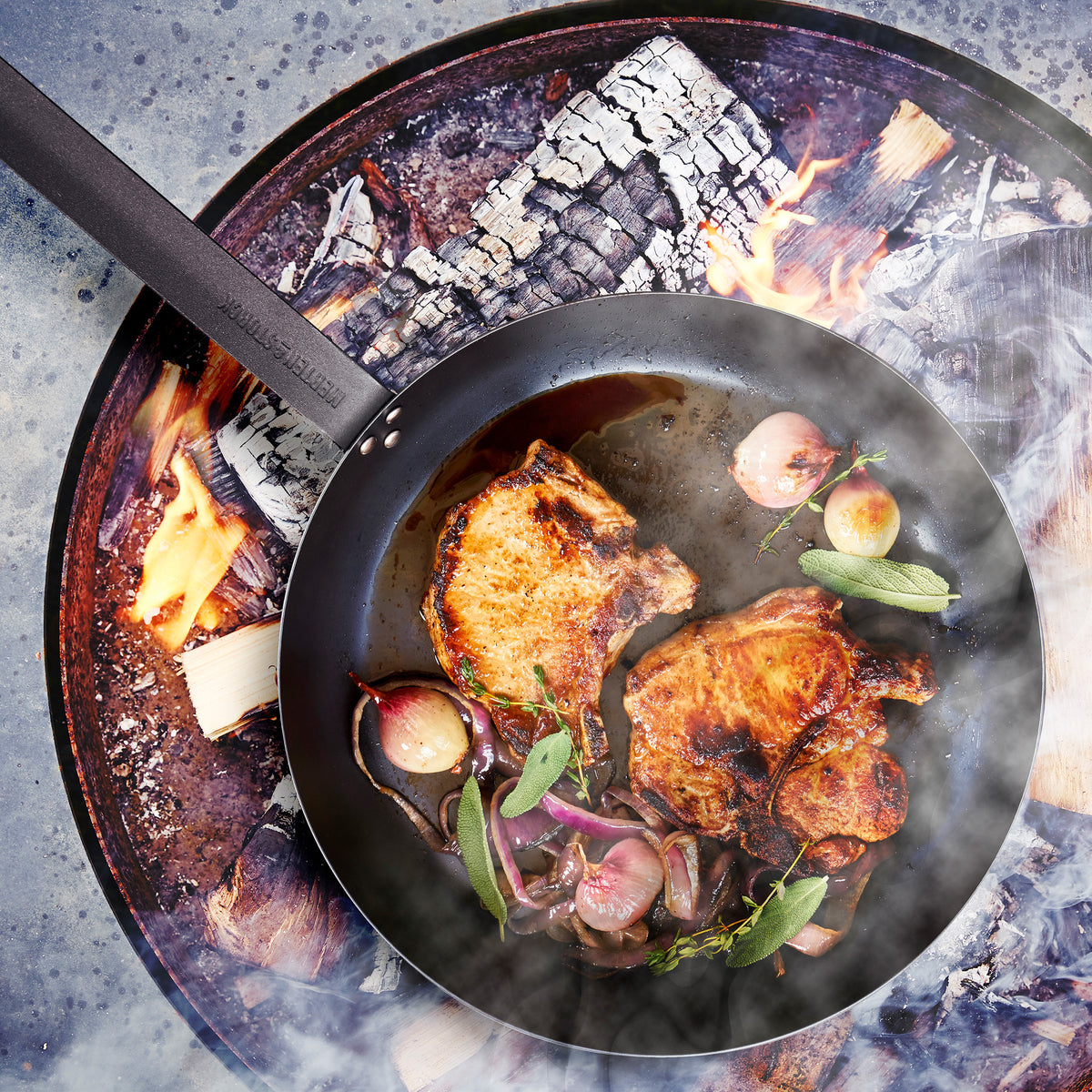 Merten & Storck Carbon Steel 8 Frypan - Image 3