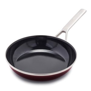 Merten & Storck Steel Core Enameled 9.5 Frypan | Chocolate Truffle