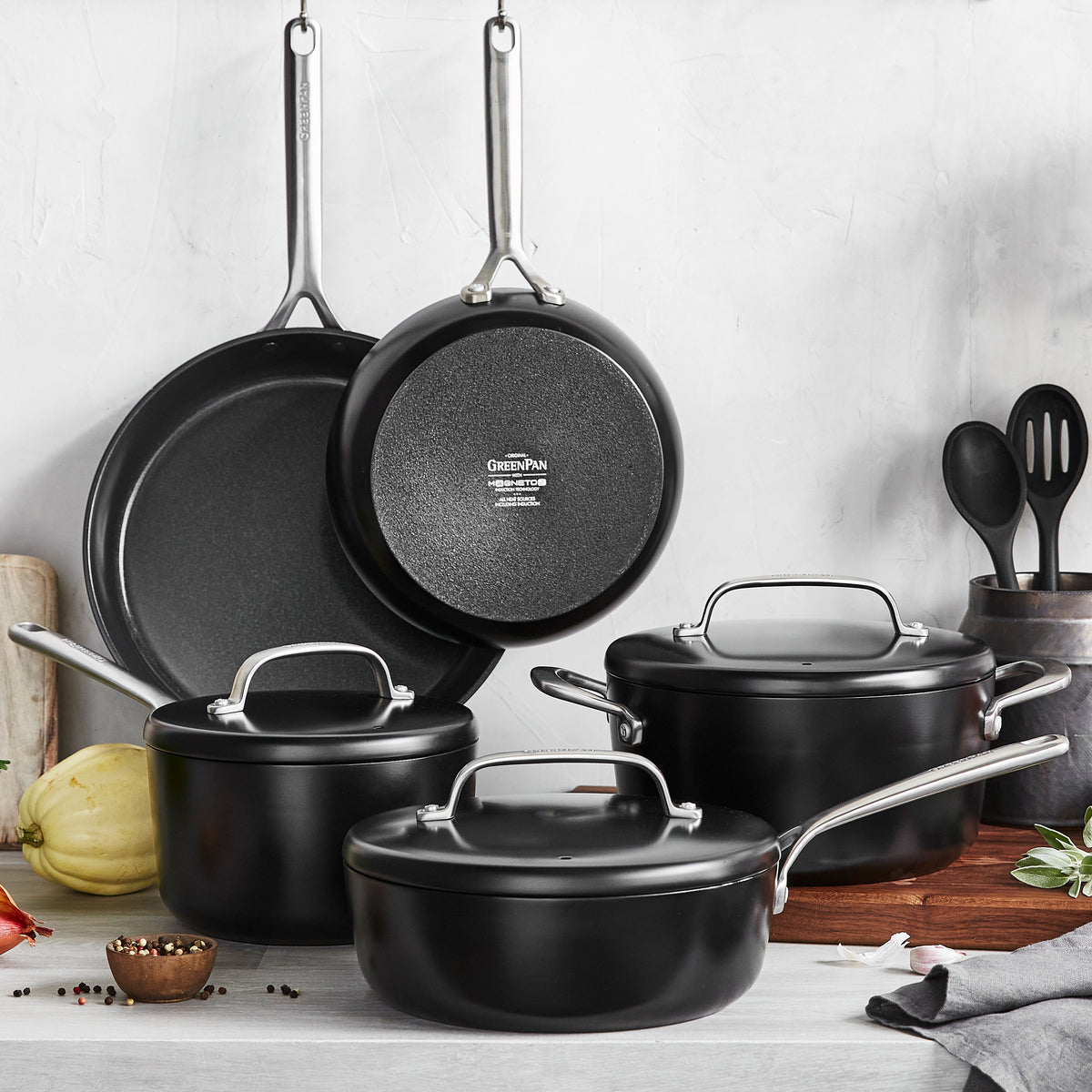 GP5 Infinite8 Ceramic Nonstick 11-Piece Cookware Set - Image 2