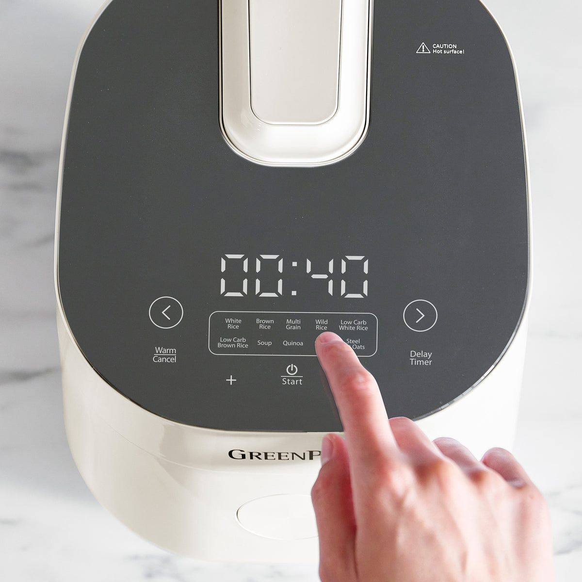 Bistro 8-Cup Carb-Reducing Rice Cooker | Cloud Cream - Image 5