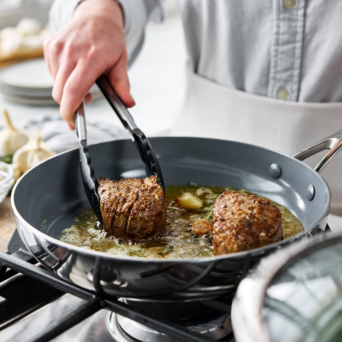 Valencia Pro Stainless Steel 12 Frypan - Image 5