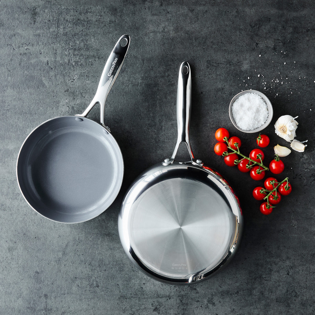Valencia Pro Stainless Steel 8 and 10 Frypan Set - Image 12