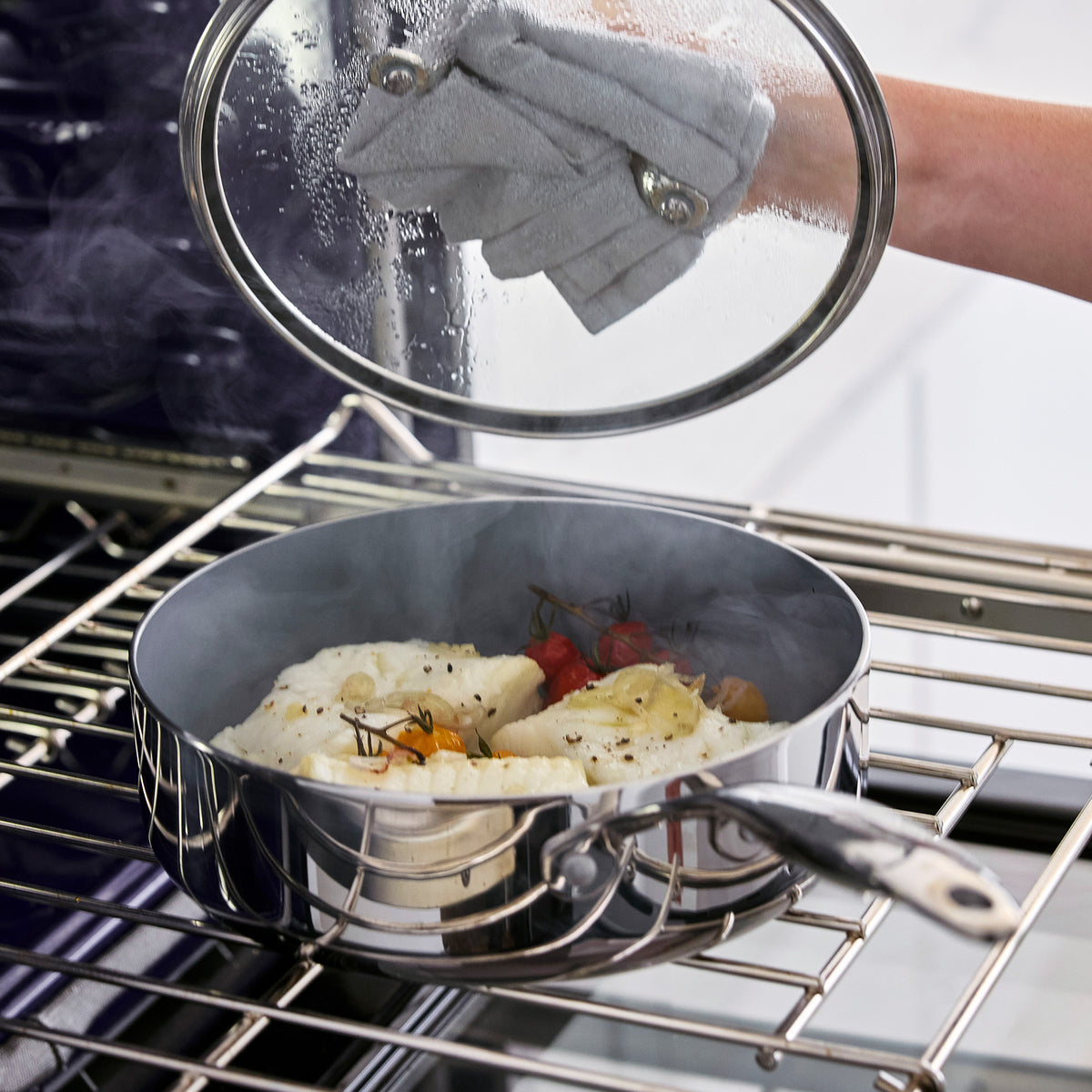 Valencia Pro Stainless Steel 10-Piece Cookware Set - Image 4