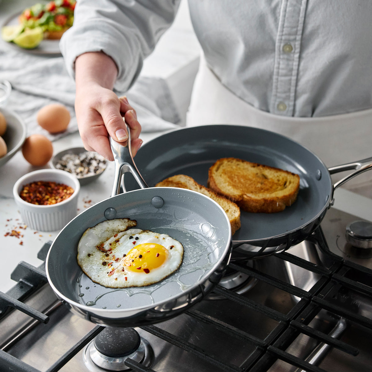 Valencia Pro Stainless Steel 10-Piece Cookware Set - Image 3