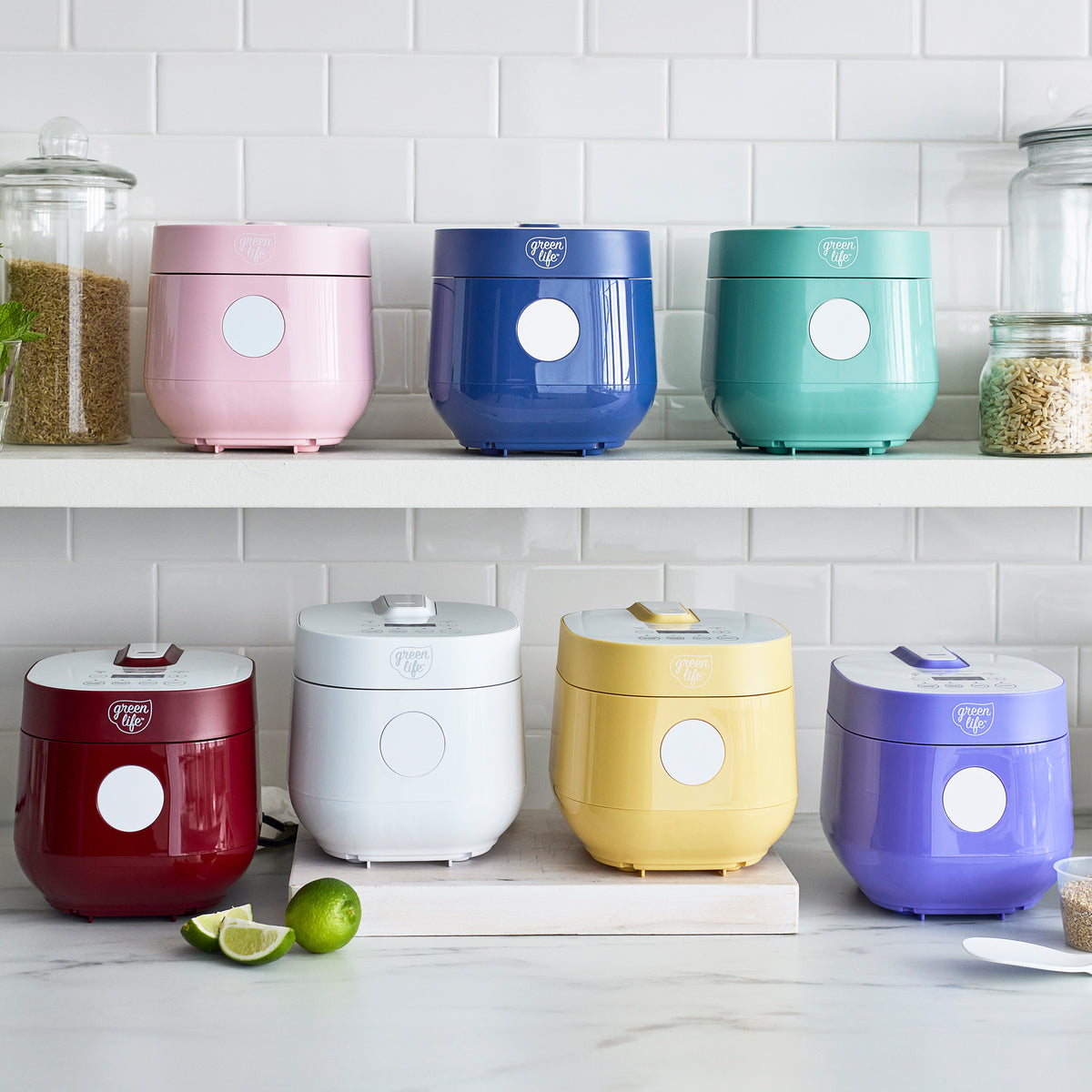 GreenLife 4-Cup Rice & Grains Cooker | Blue - Image 8
