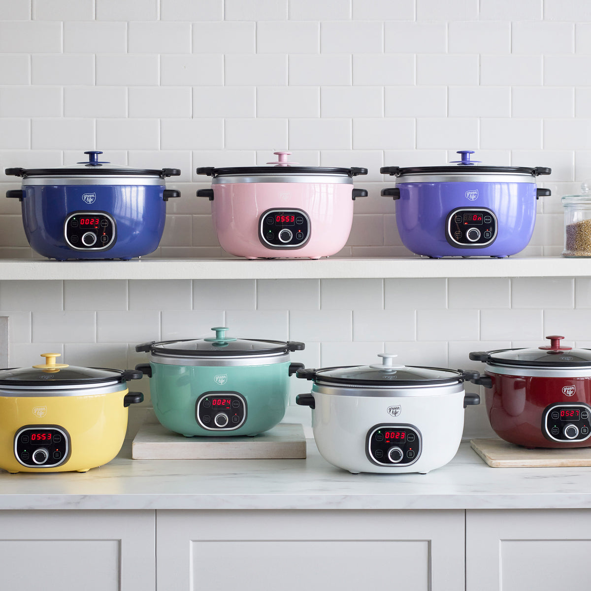 GreenLife Healthy 6-Quart Slow Cooker | Pink - Image 10