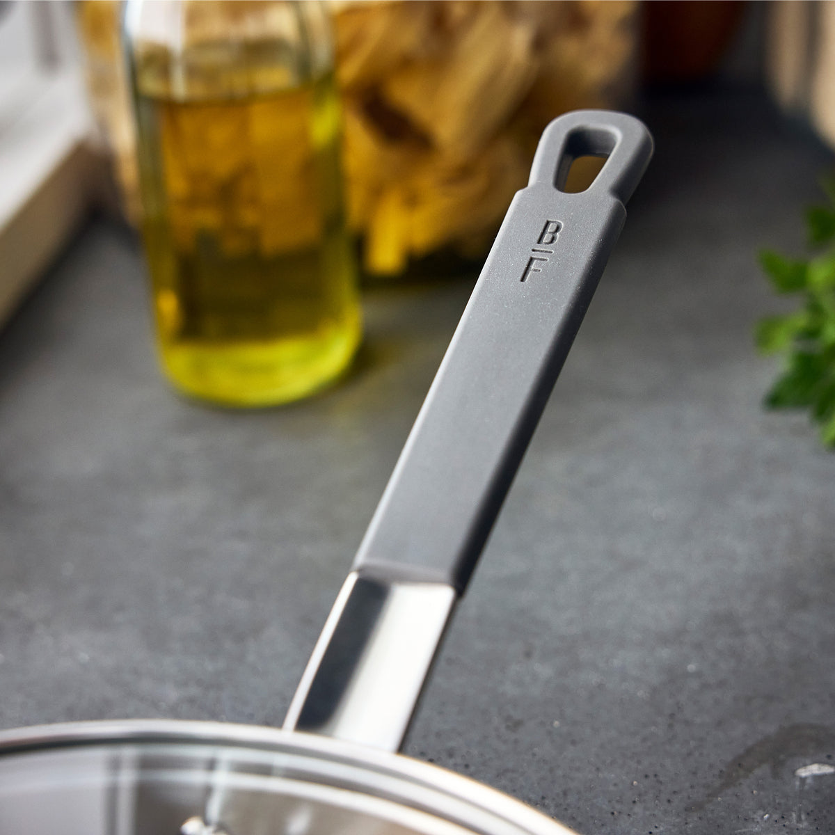 Bobby Flay by GreenPan 3.57-Quart Stainless Steel Chef's Pan with Lid - Image 7