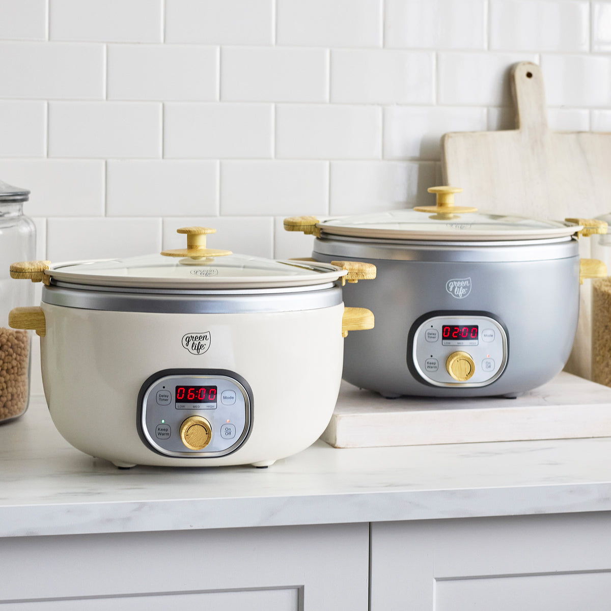 GreenLife Healthy 6-Quart Slow Cooker | Cream - Image 10