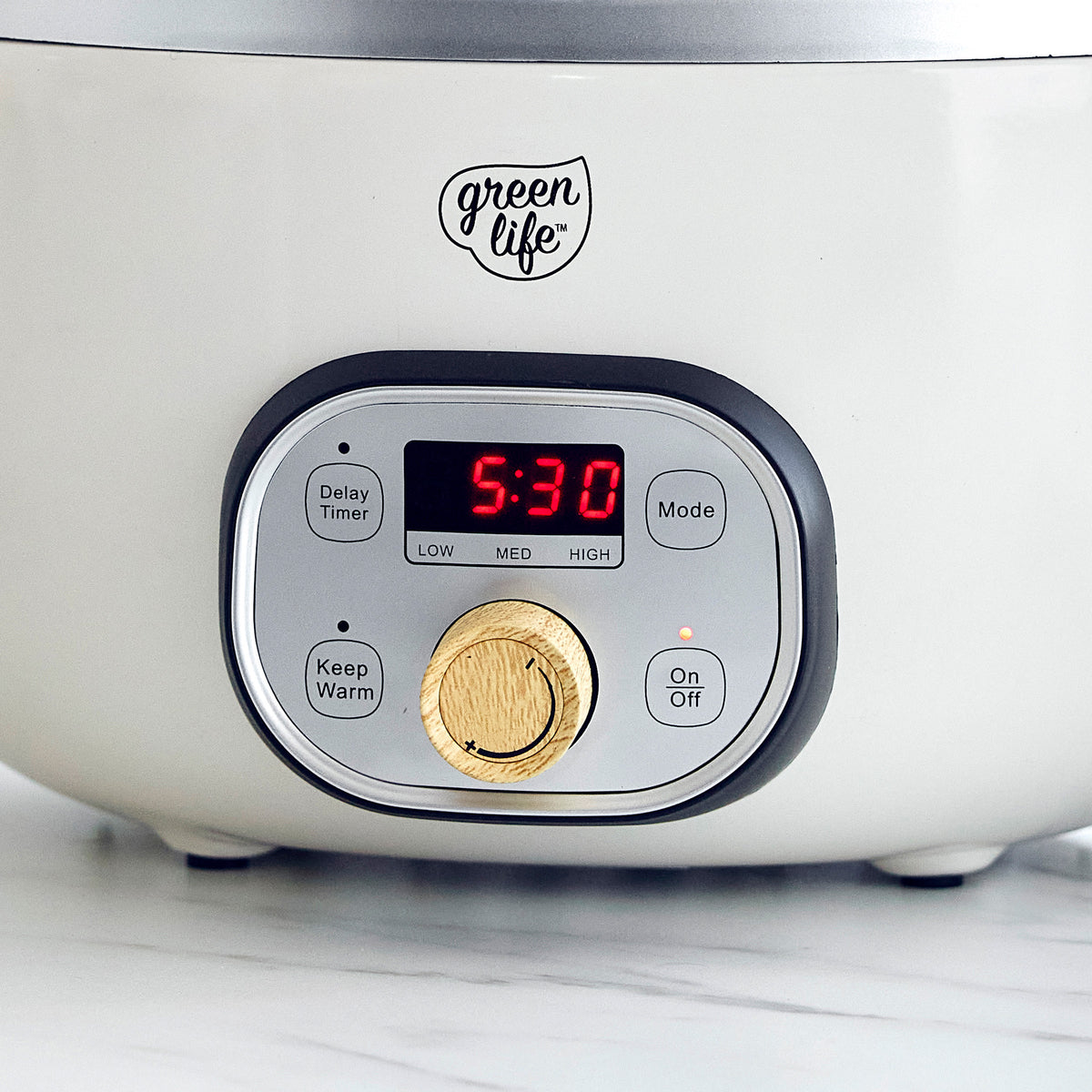 GreenLife Healthy 6-Quart Slow Cooker | Cream - Image 5