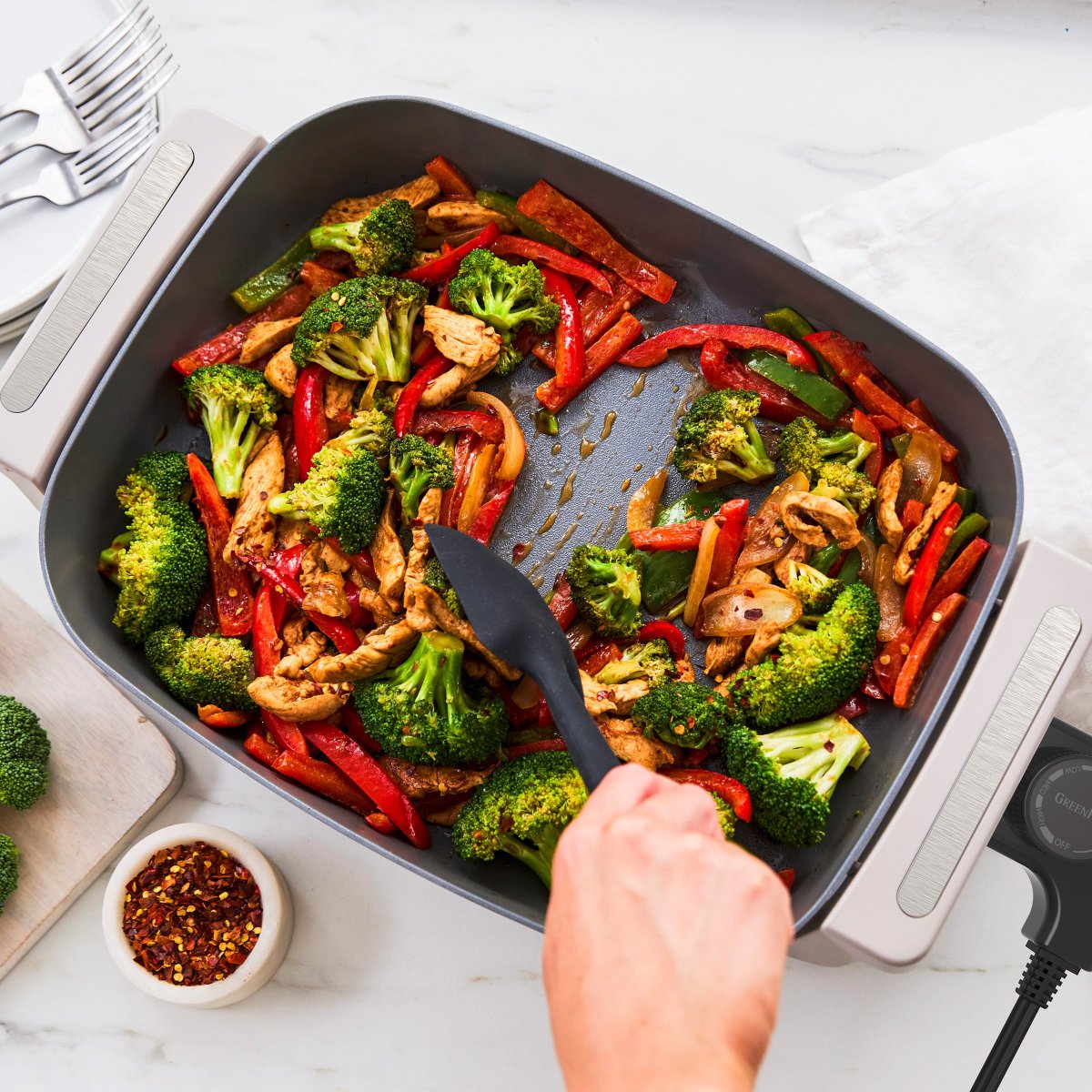 7-Quart Advanced Skillet | Clay - Image 3