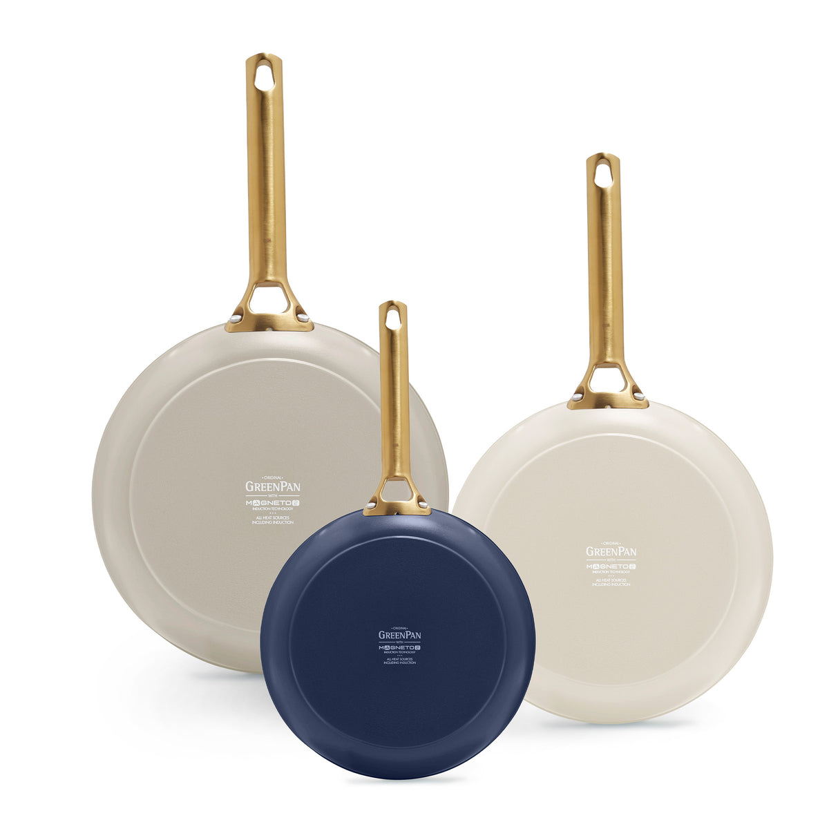 Reserve Ceramic Nonstick 8. 10 and 12 Frypan Set | Multicolor - Image 8