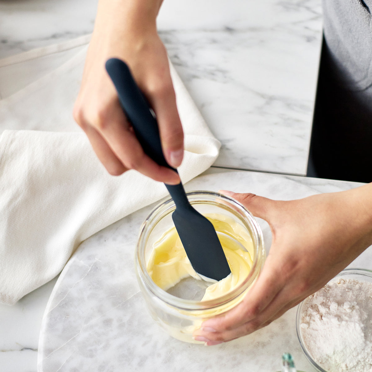 Premiere Silicone Small Jar Scraper | Oxford Blue - Image 3