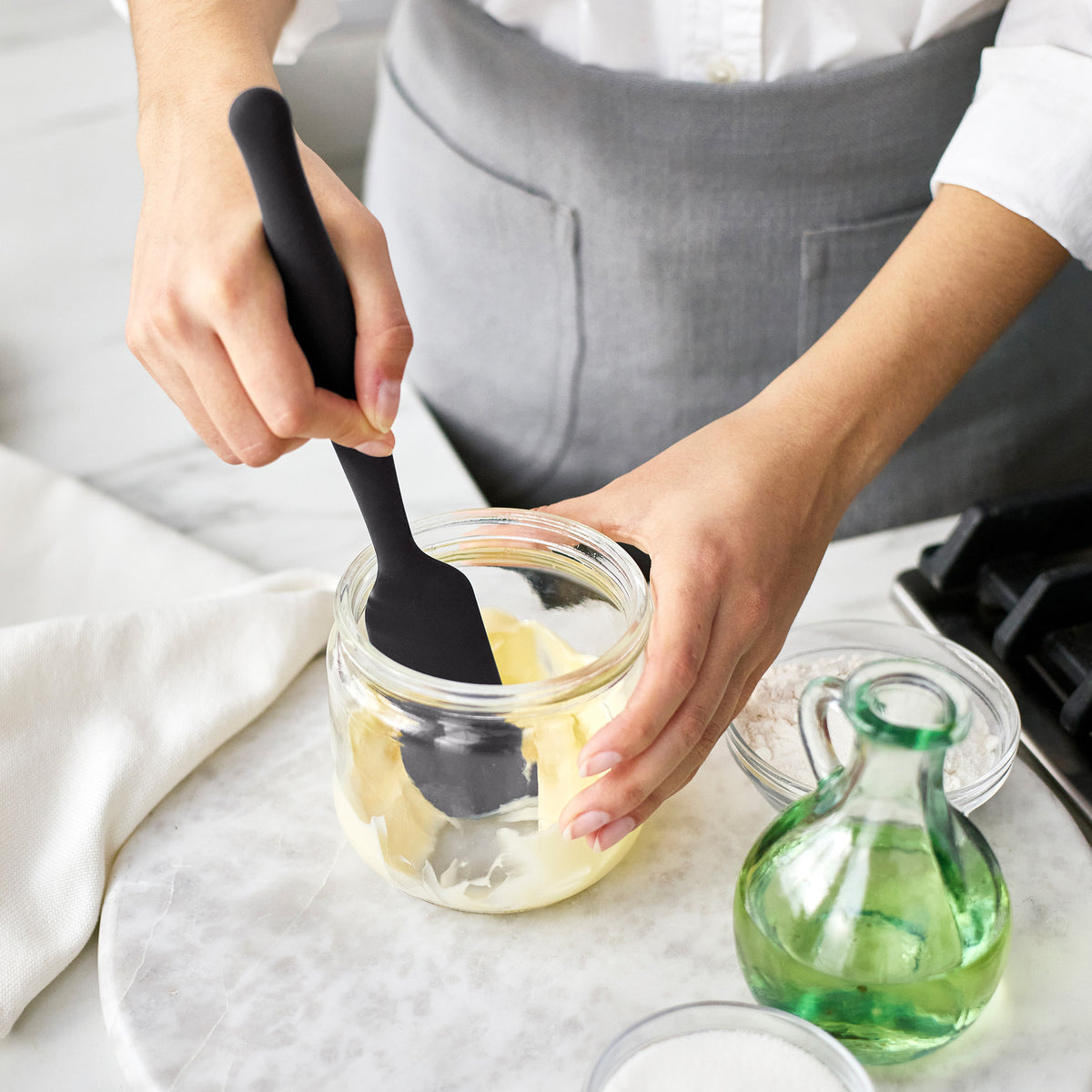 Premiere Silicone Small Jar Scraper | Black - Image 4