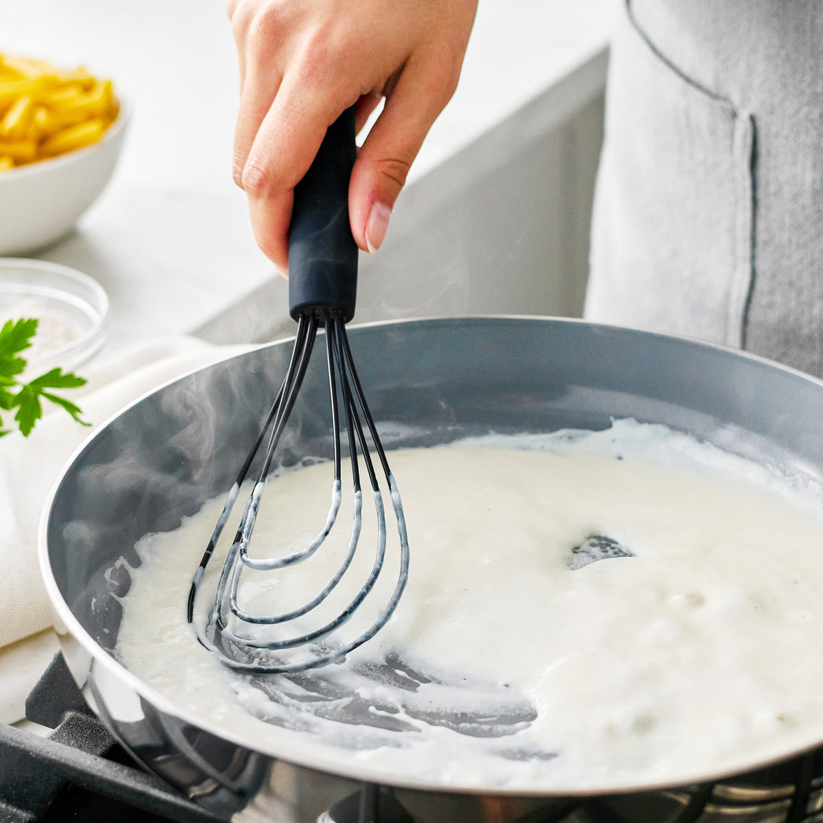 Premiere Silicone Flat Whisk | Oxford Blue - Image 4