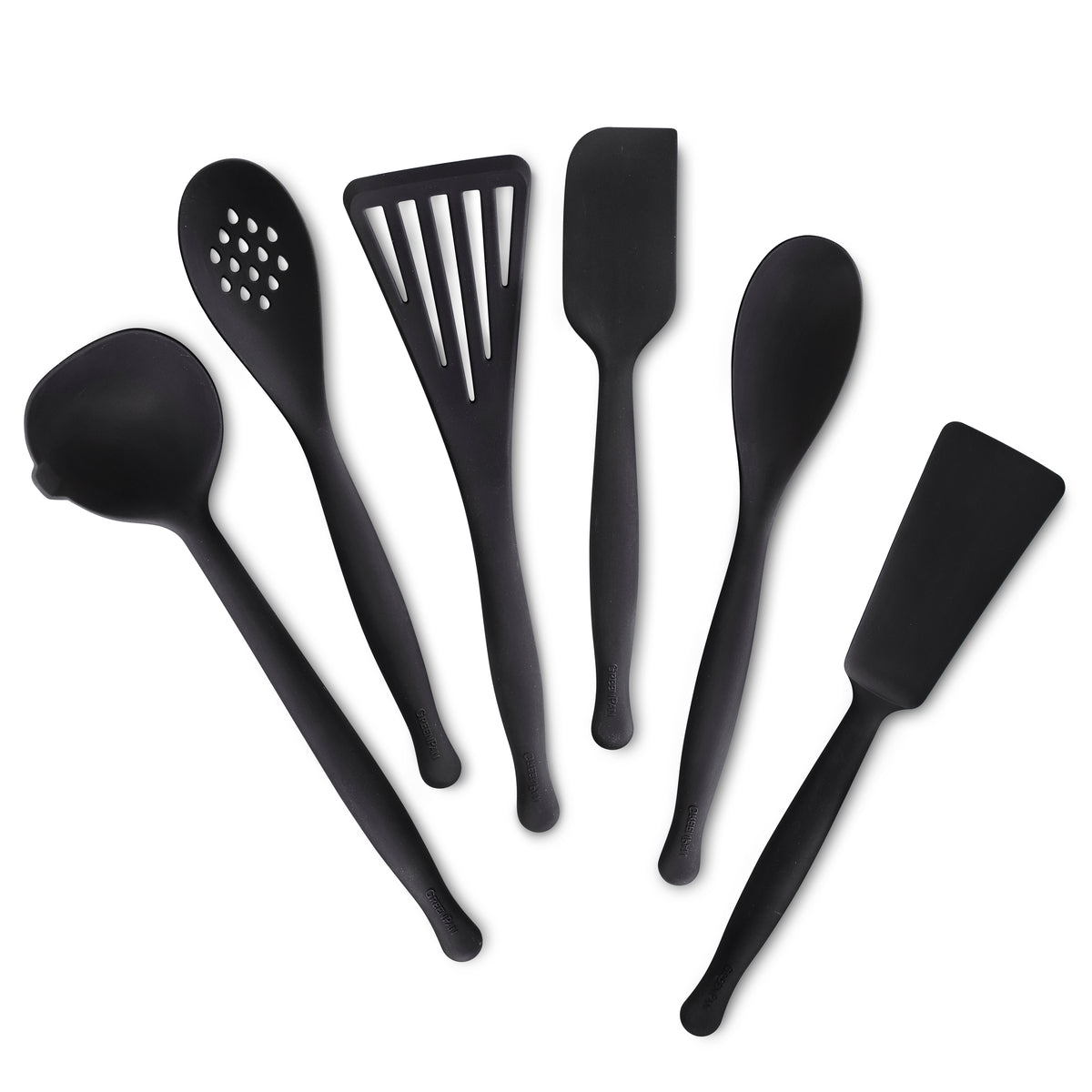 Premiere Silicone 6-Piece Utensil Set | Black - Image 8