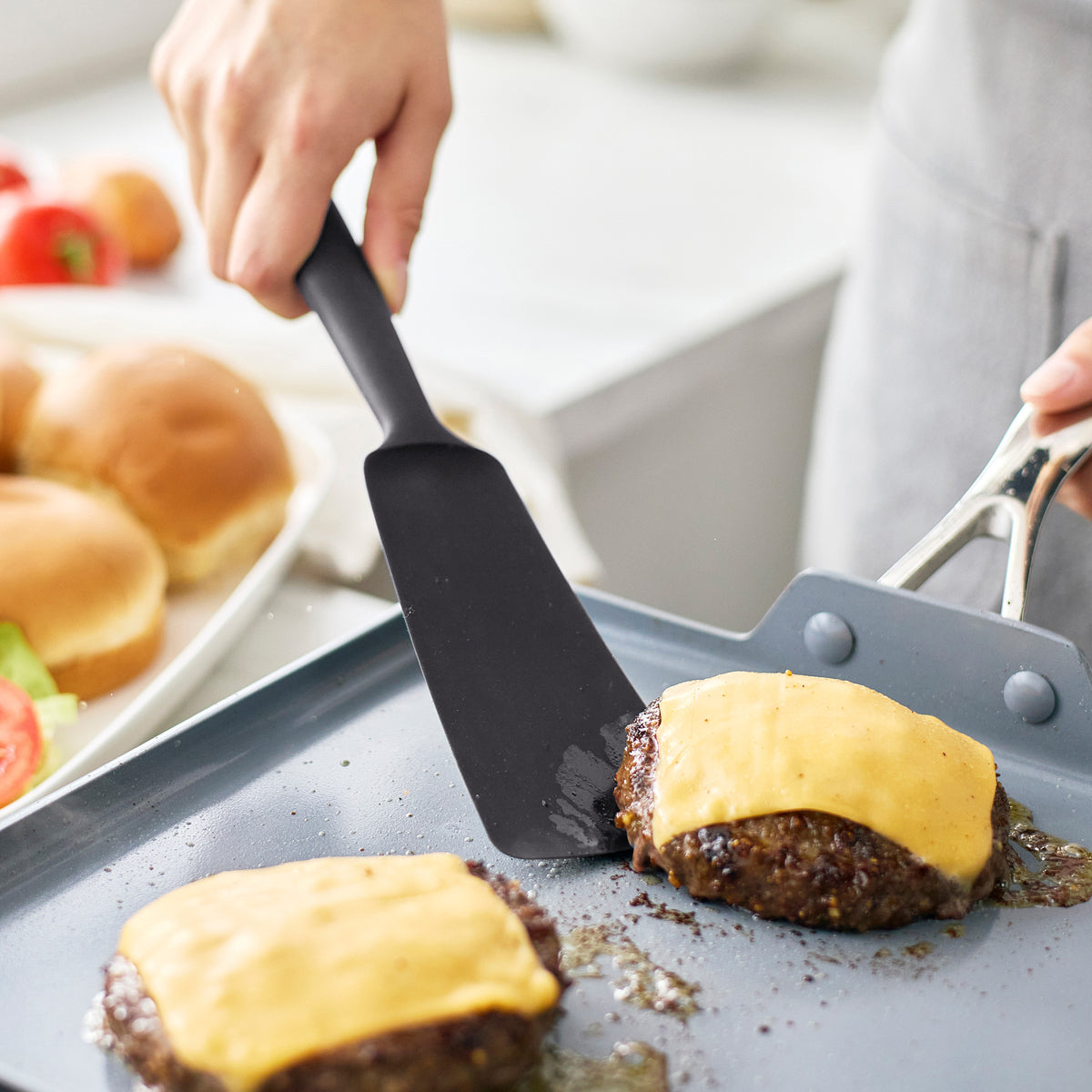 Premiere Silicone 6-Piece Utensil Set | Black - Image 3