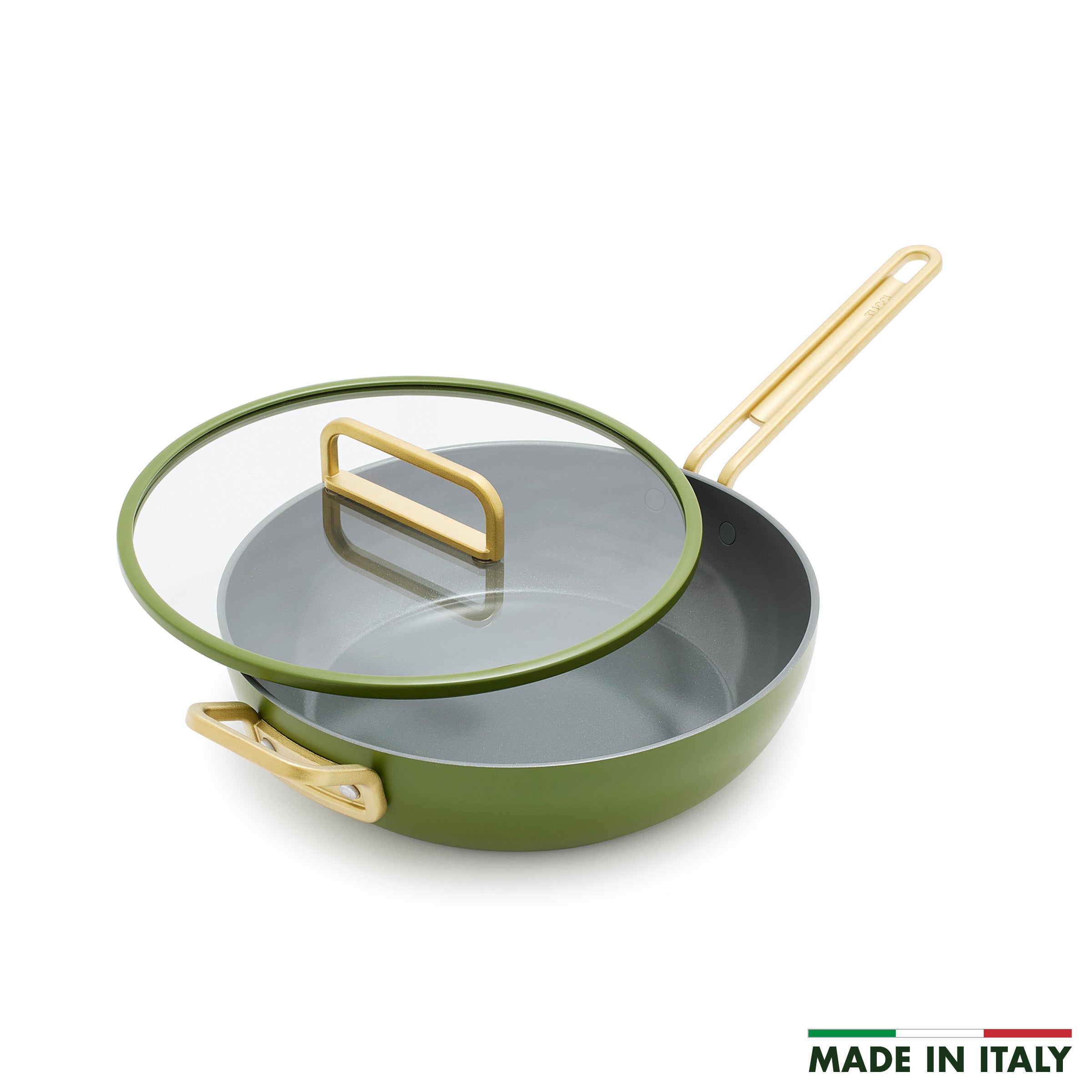 Stanley Tucci™ Ceramic Nonstick 4.5-Quart Stanley Pan Jr. | Tuscan Olive