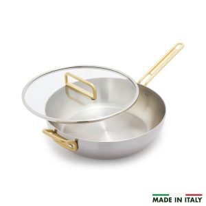 Stanley Tucci™ Uncoated Stainless Steel 6.5-Quart Stanley Pan with Lid