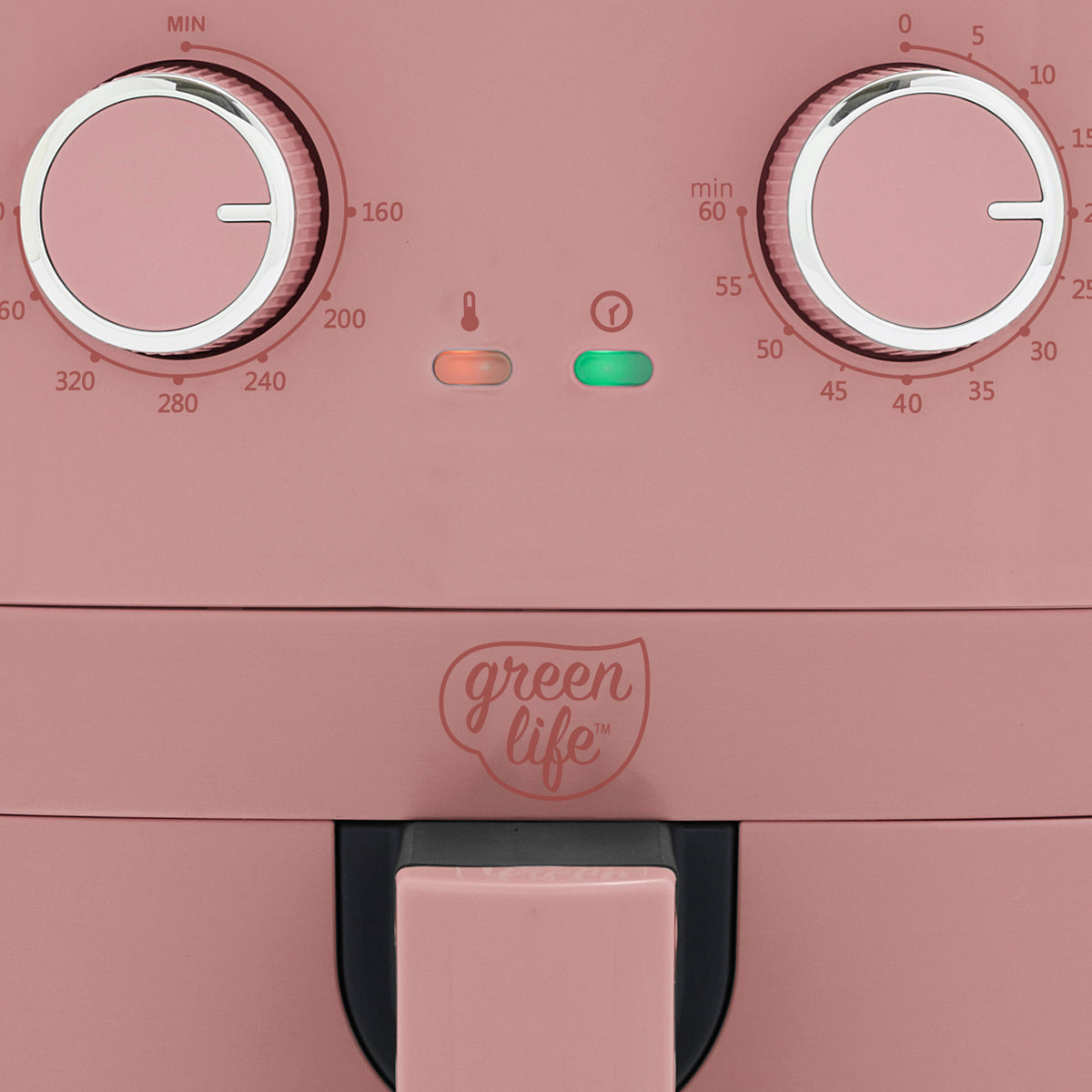 GreenLife 4.5-Quart EZ Air Fryer | Dusty Rose - Image 6