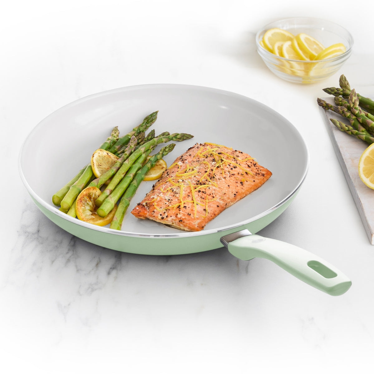 Dover Ceramic Nonstick 12 Frypan | Pastel Green - Image 5