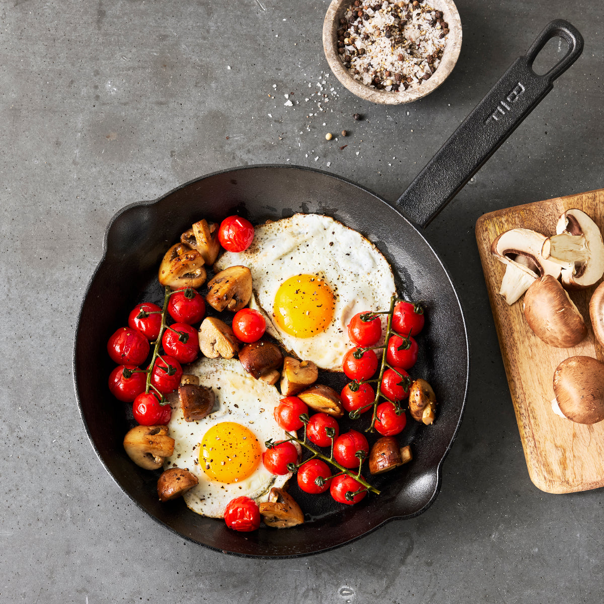 Bobby Flay by GreenPan 10 and 12 Cast Iron Frypan Set - Image 6