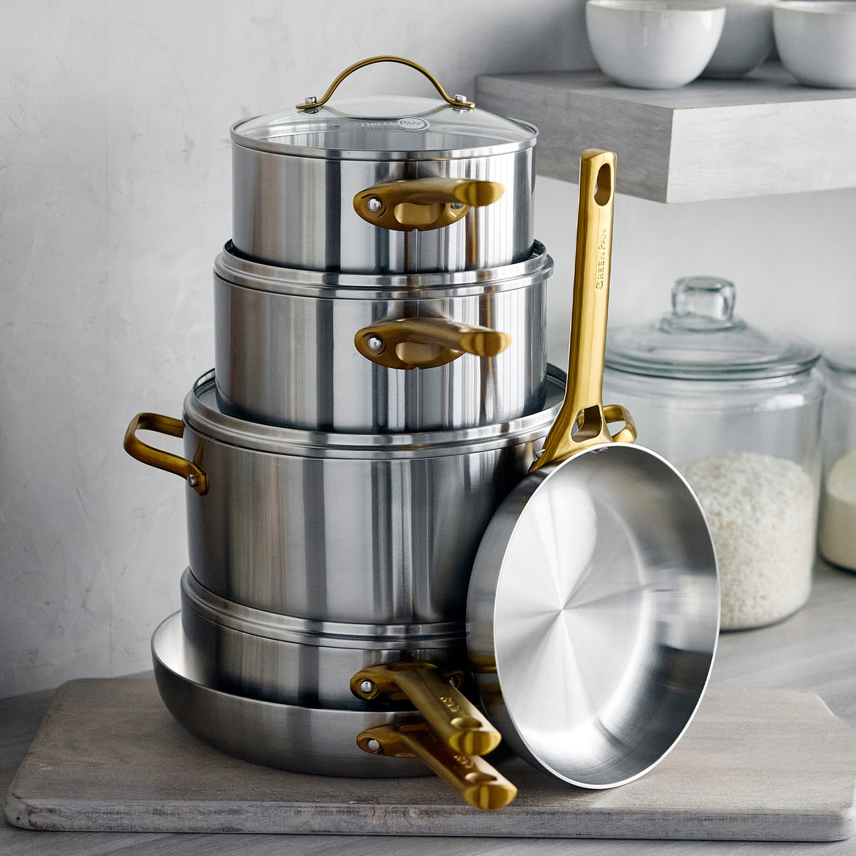 Reserve Stainless Steel 10-Piece Cookware Set - Image 7