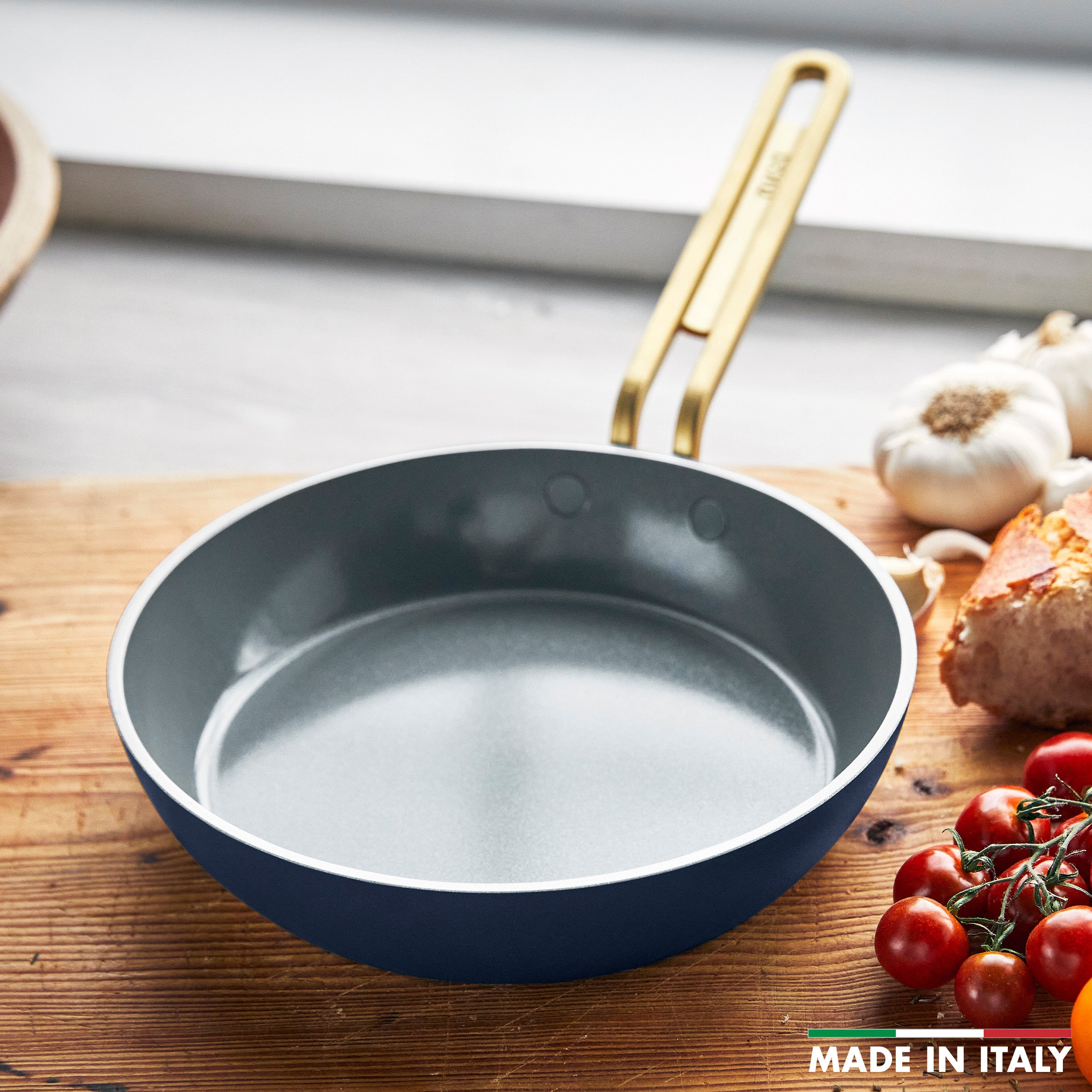 Stanley Tucci™ Ceramic Nonstick 3-Piece Mini Set | Marino Blue - Image 3