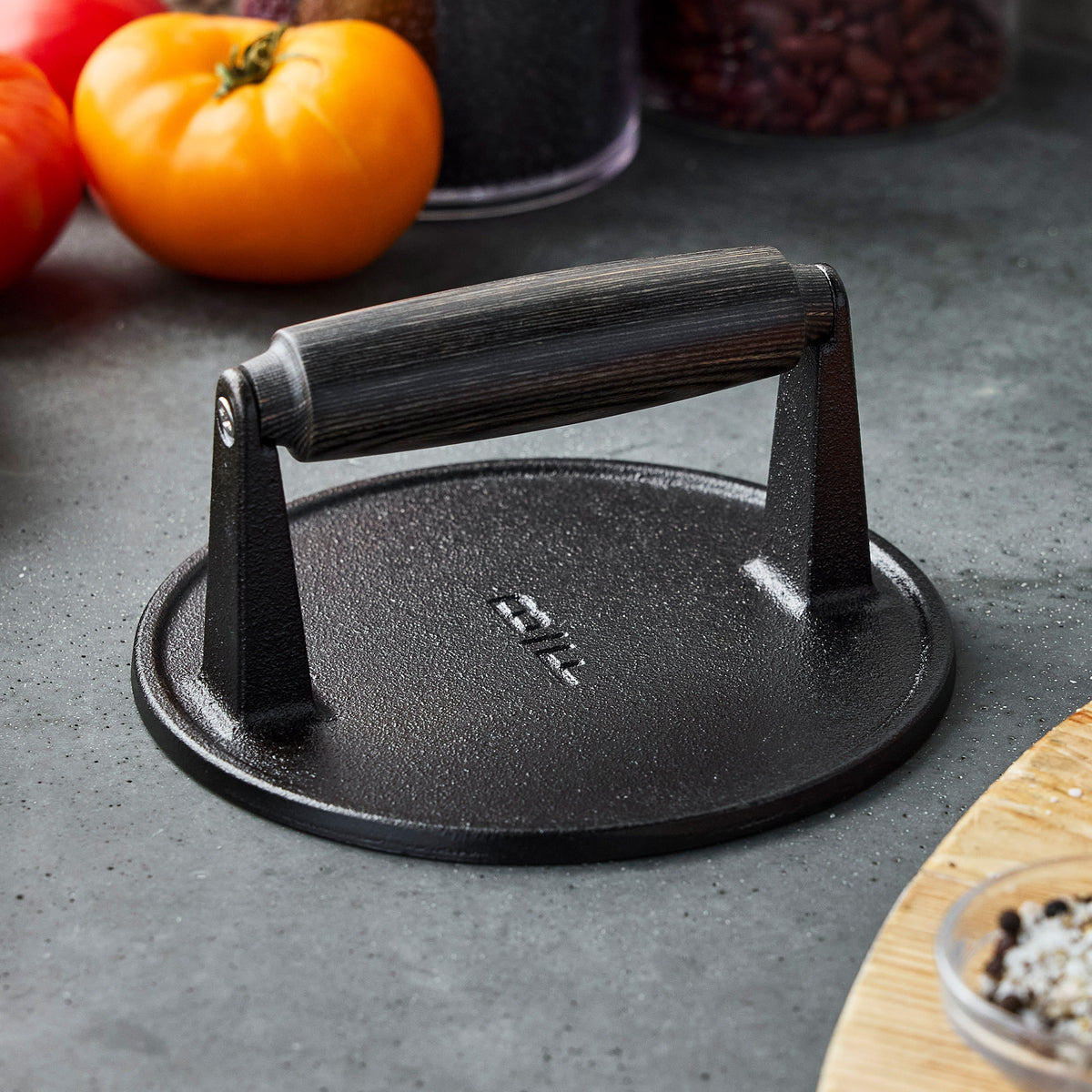 Bobby Flay by GreenPan 6.5 Cast Iron Round Grill Press - Image 2