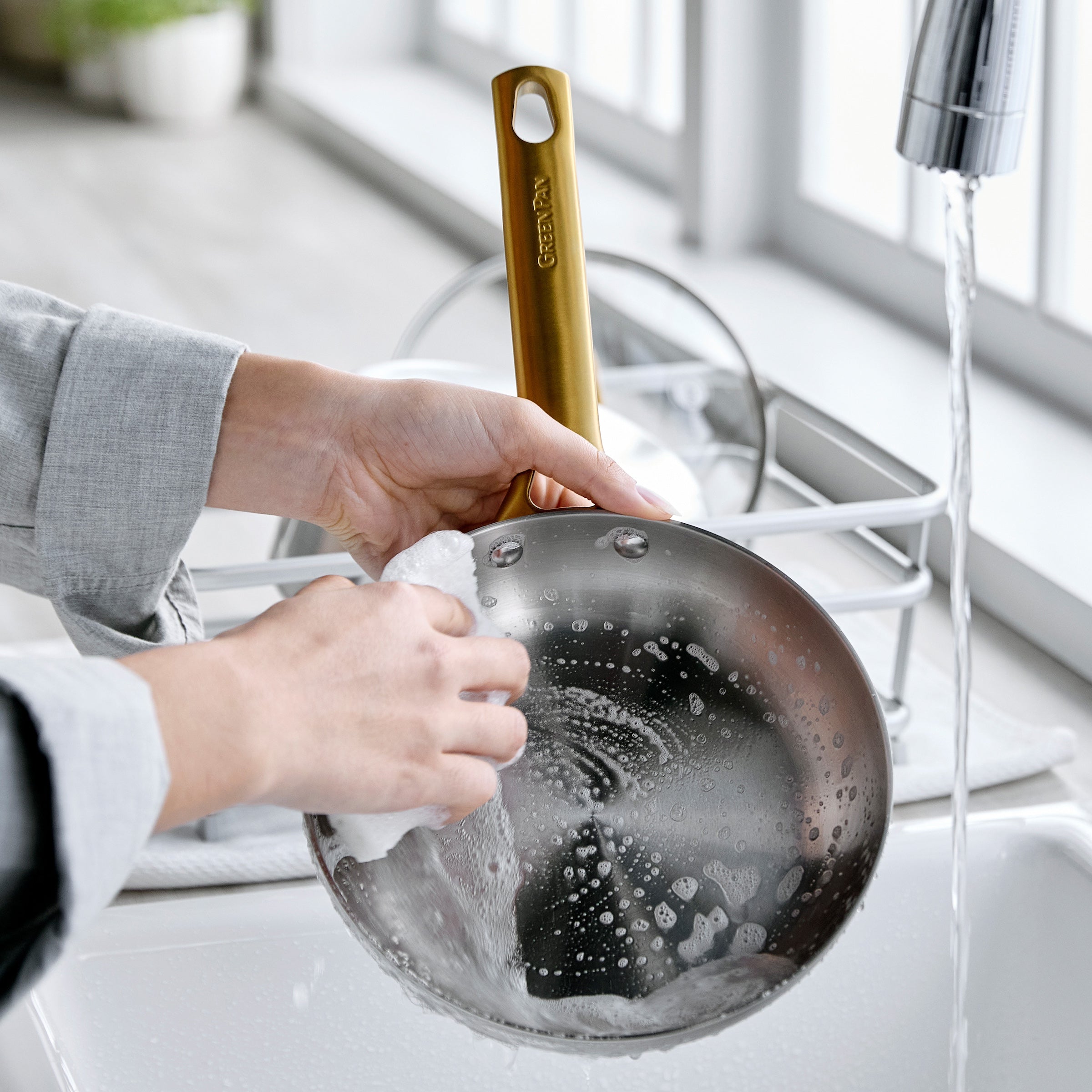 Reserve Stainless Steel 10 and 12 Frypan Set - Image 9