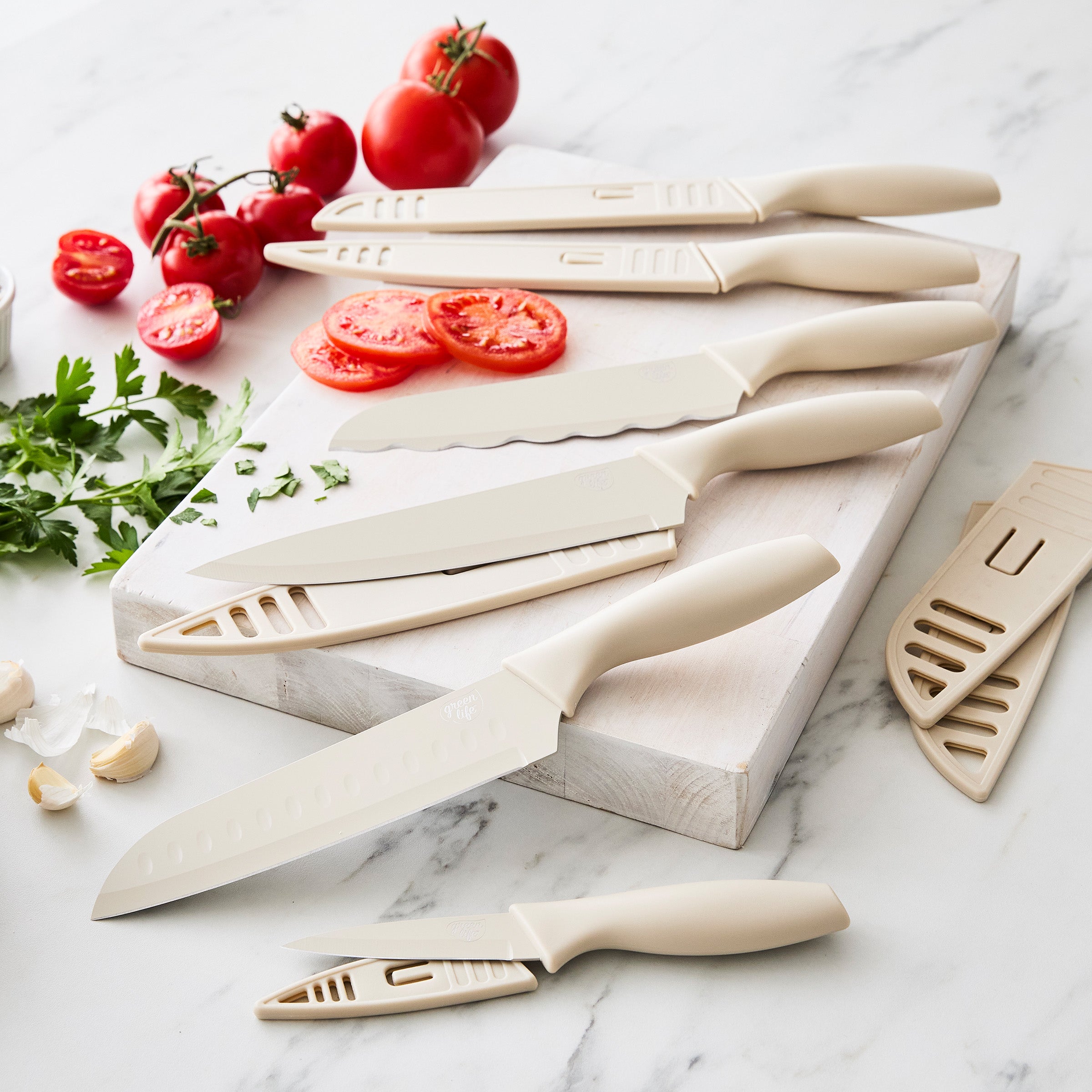 GreenLife 6-Piece Cutlery Set | Taupe - Image 2