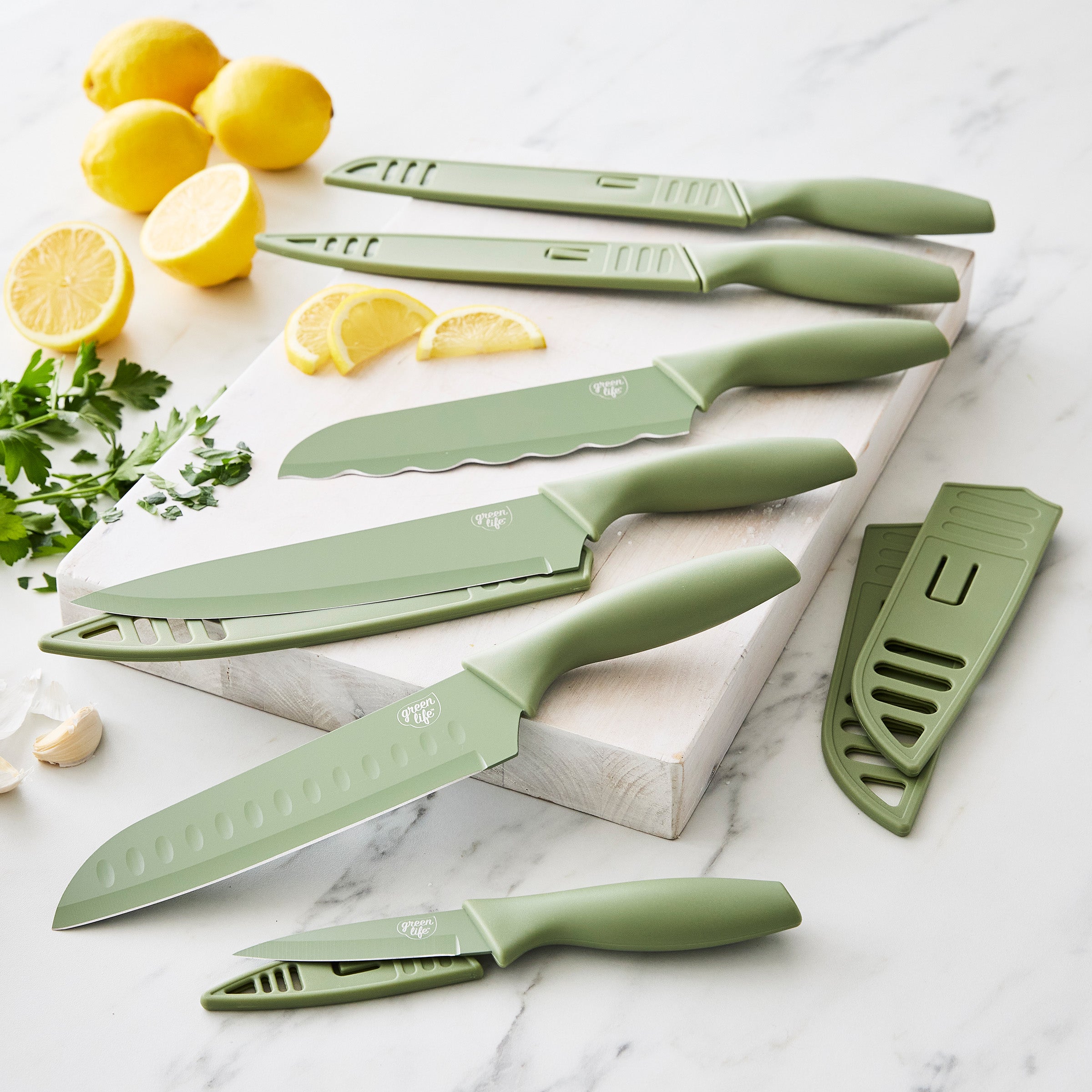 GreenLife 6-Piece Cutlery Set | Sage Green - Image 2