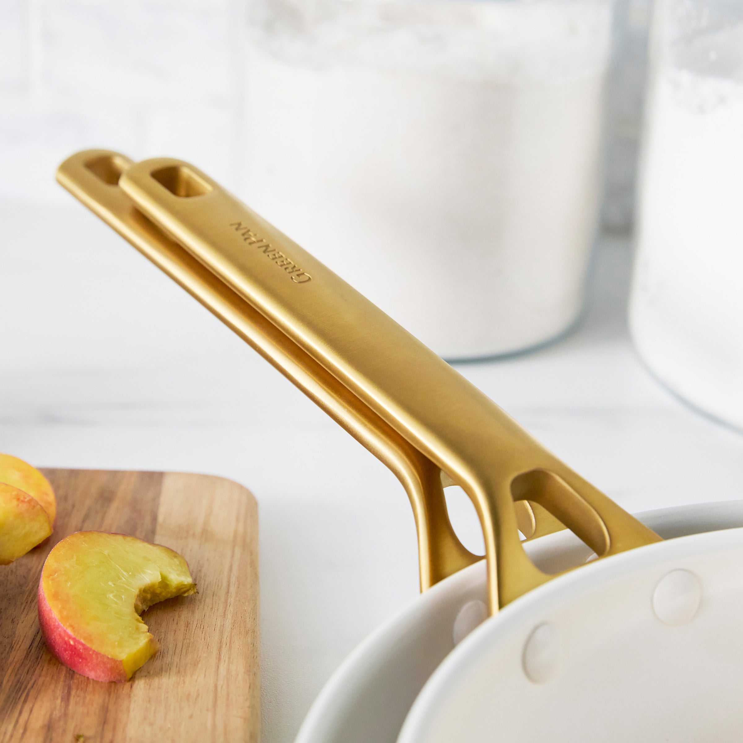Reserve Pro Ceramic Nonstick 8. 10 and 12 Frypan Set | Cream - Image 8