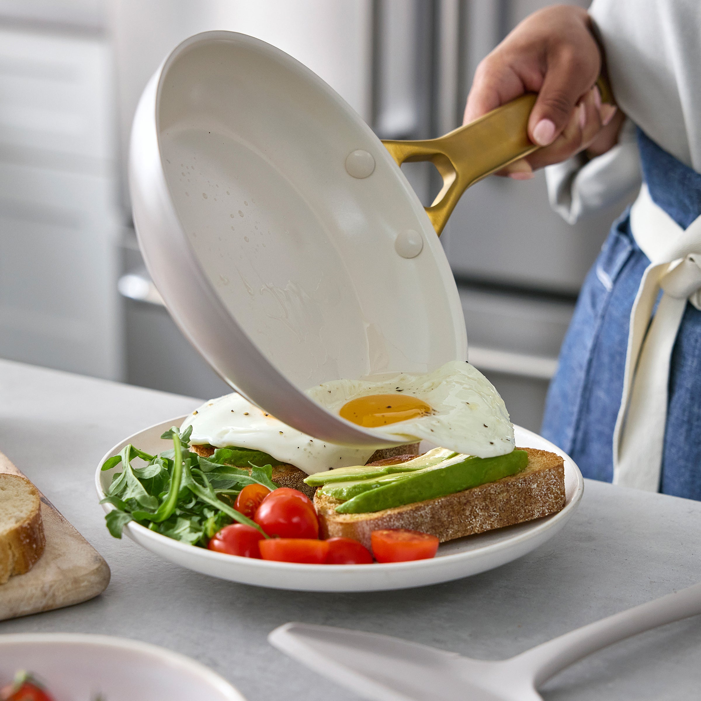 Reserve Pro Ceramic Nonstick 8 Frypan | Oyster - Image 3