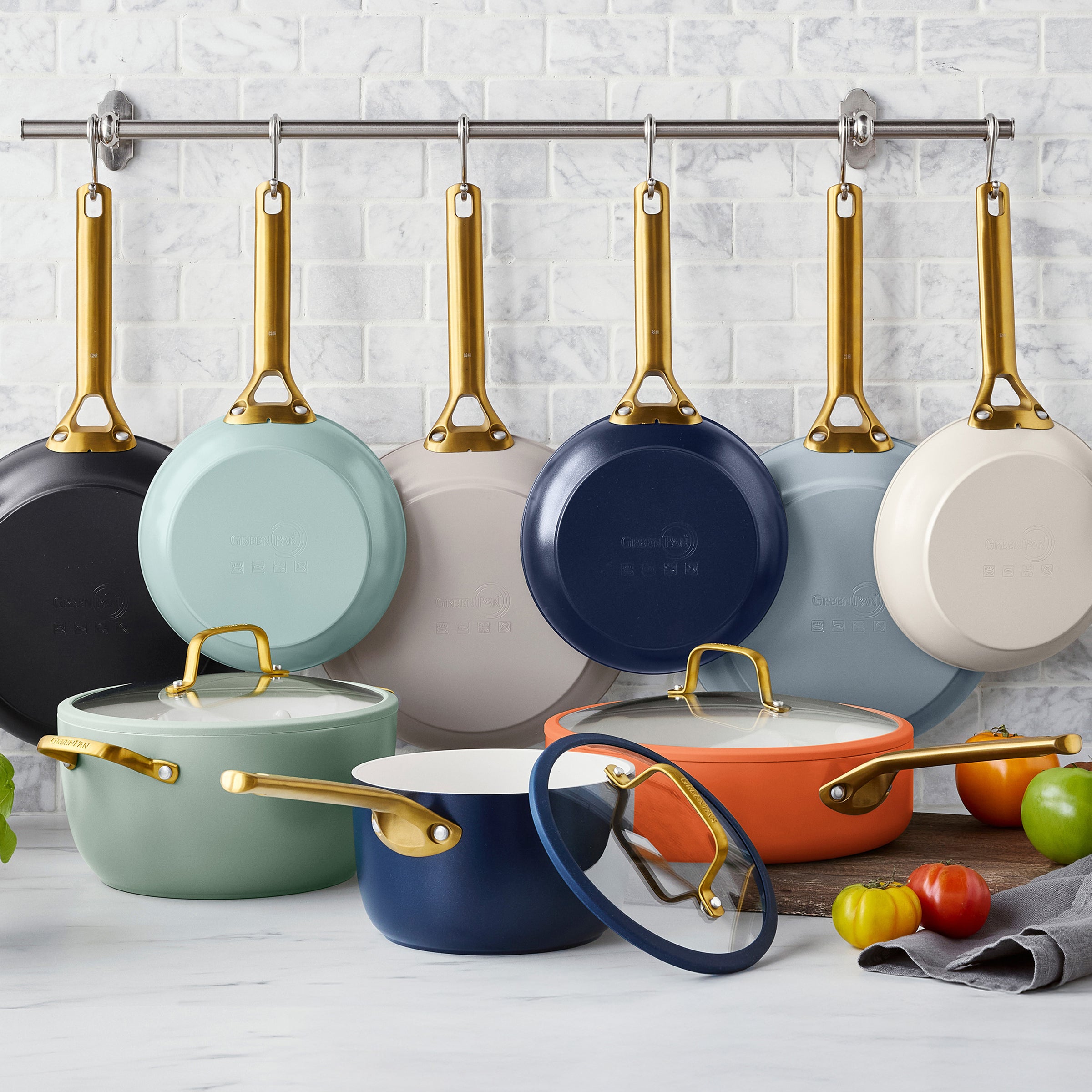 Reserve Pro Ceramic Nonstick 10-Piece Cookware Set | Oyster - Image 14