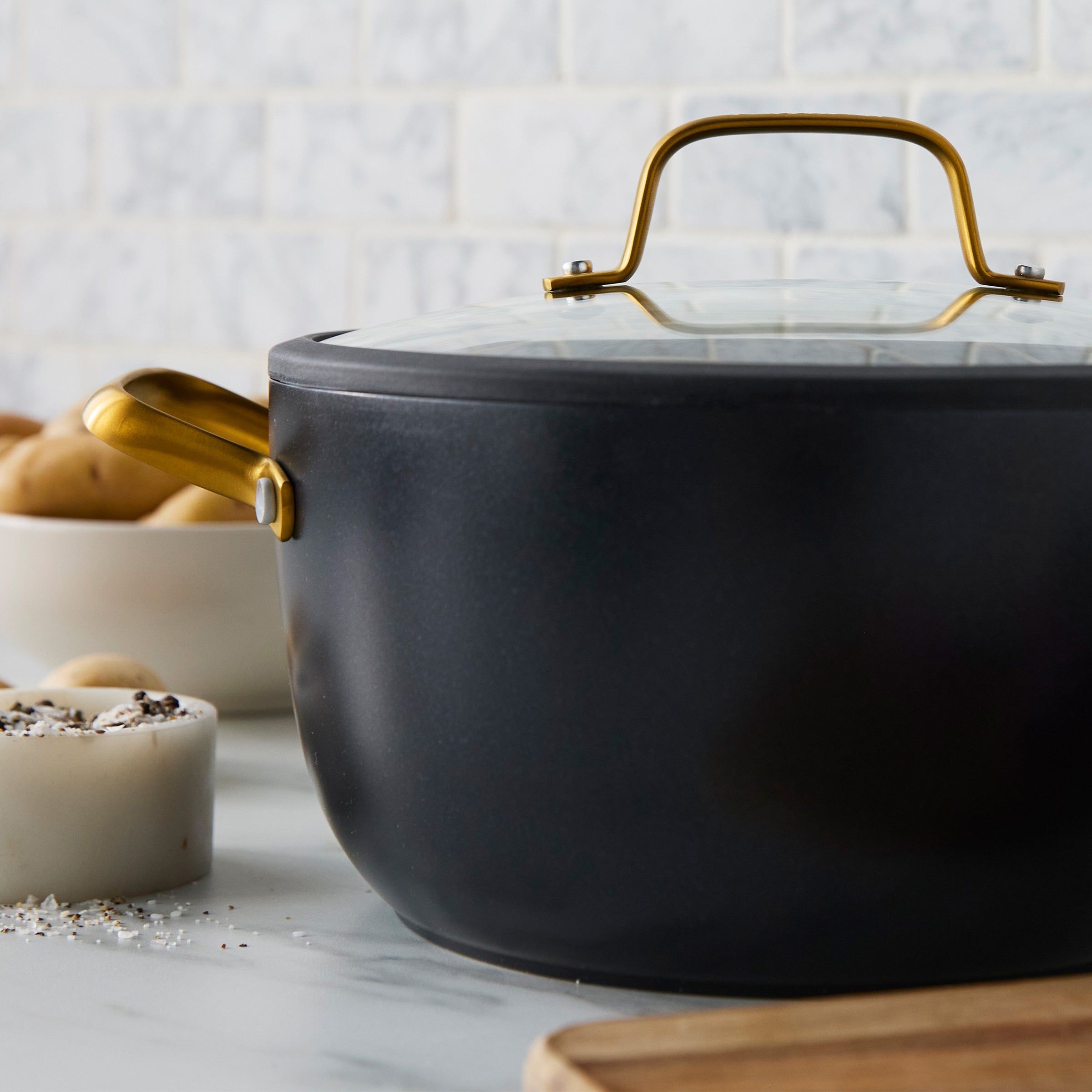 Reserve Pro Ceramic Nonstick 11-Piece Cookware Set | Black - Image 11
