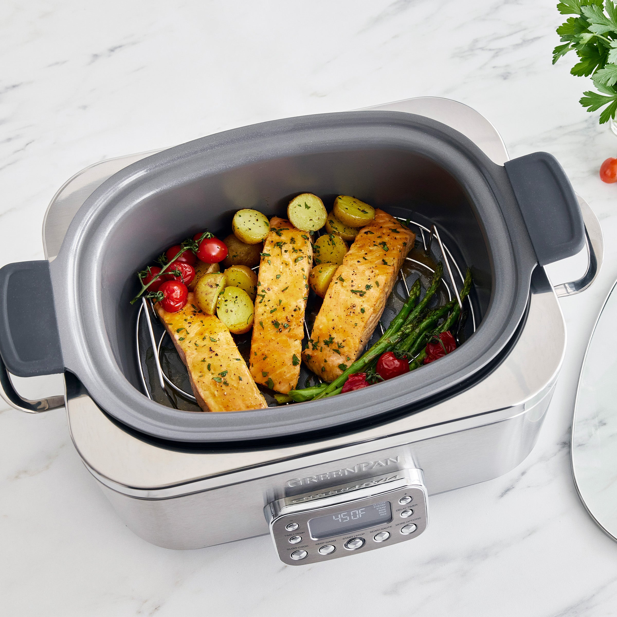 Elite 14-in-1 6-Quart Slow Cooker | Premiere Stainless Steel - Image 7