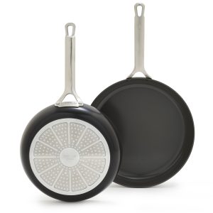 Bobby Flay by GreenPan Chef Series Hard Anodized 10 and 12 Frypan Set