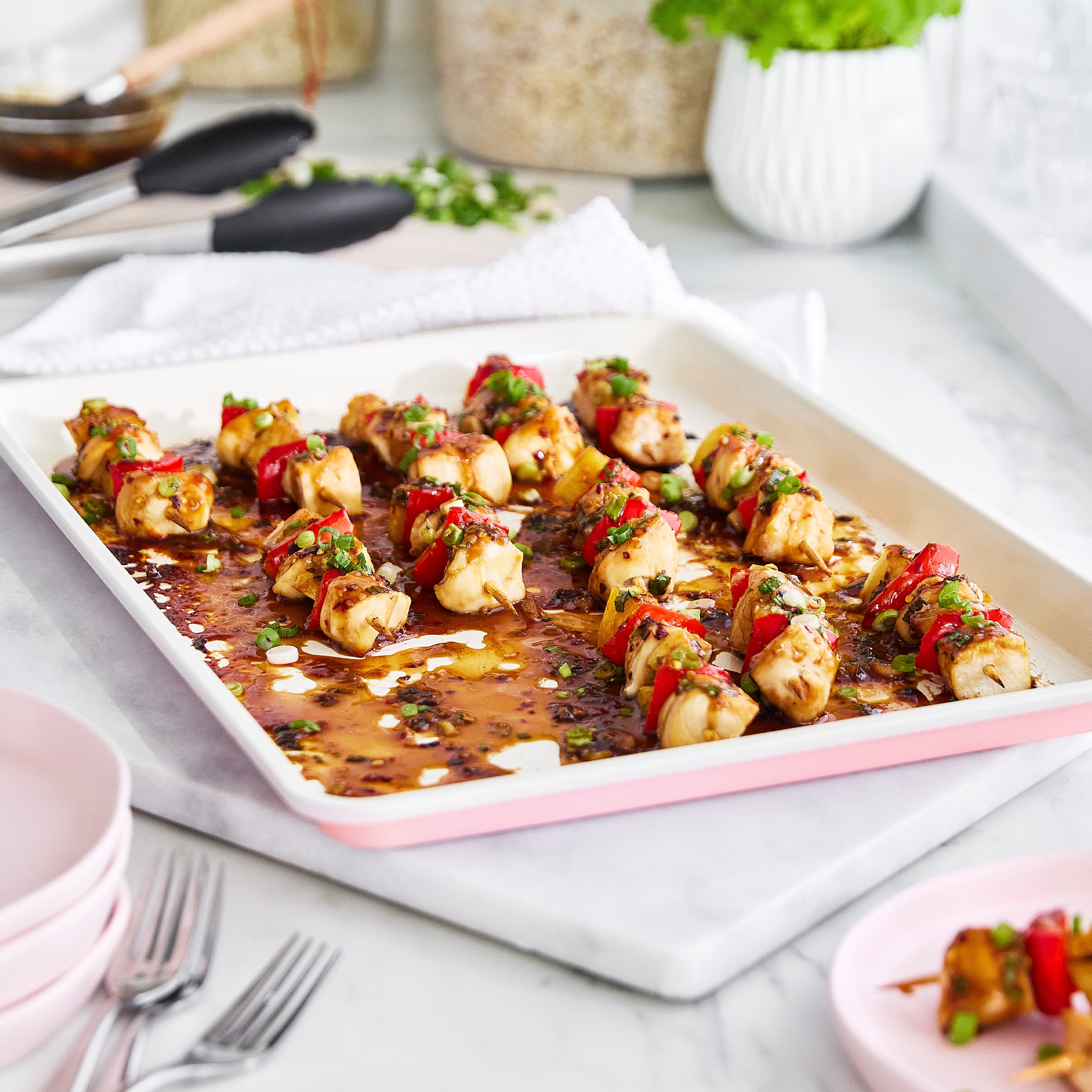 GreenLife Ceramic Nonstick 6-Piece Bakeware Set | Pink - Image 3
