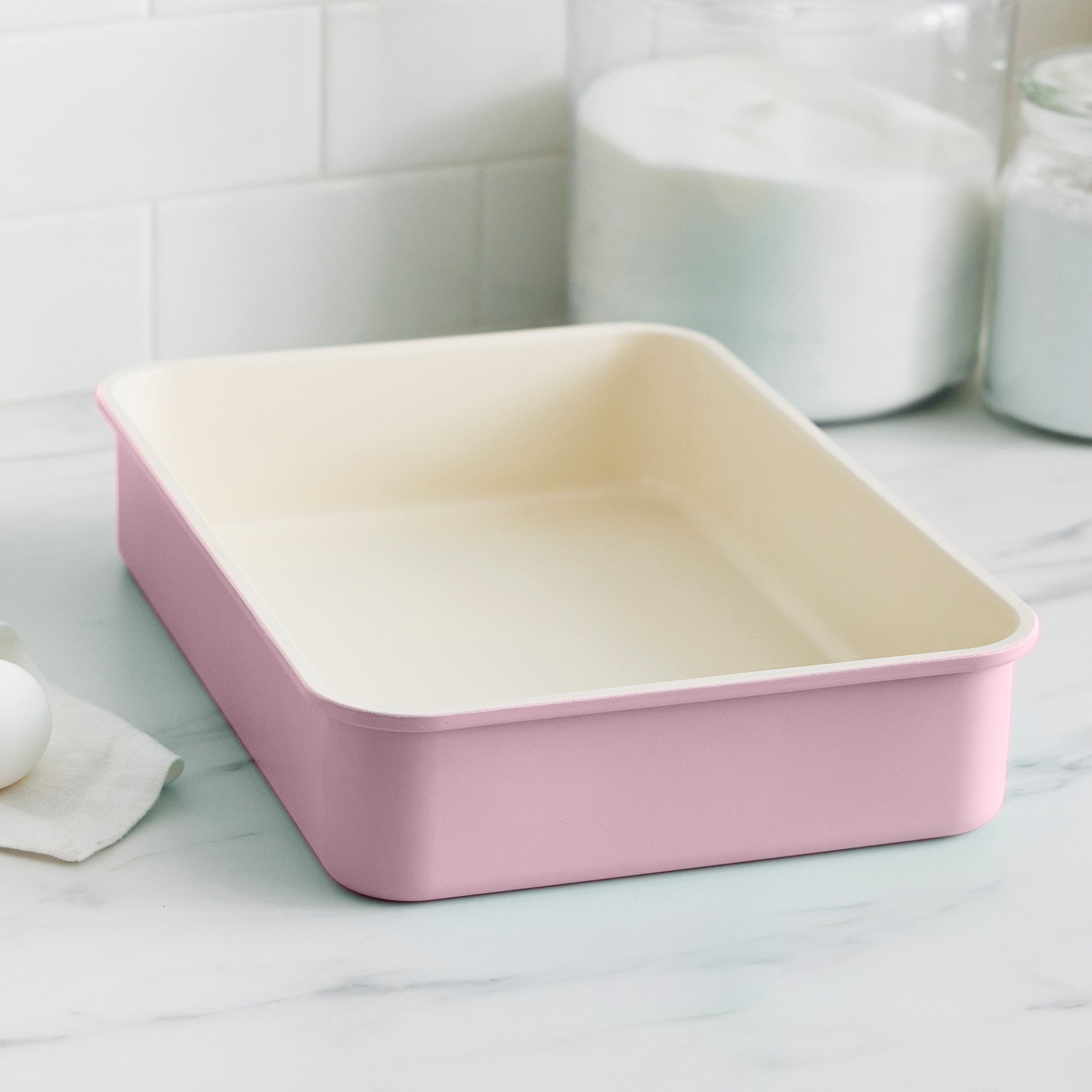 GreenLife Ceramic Nonstick 6-Piece Bakeware Set | Pink - Image 6