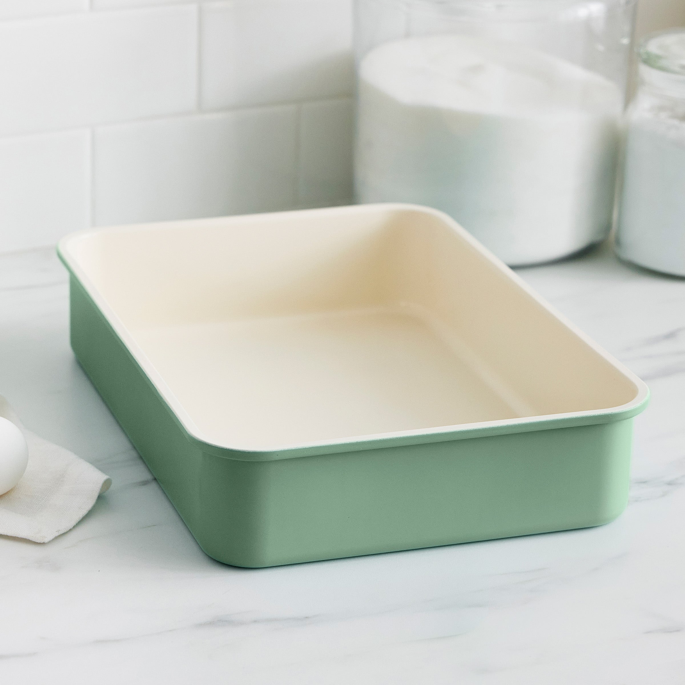 GreenLife Ceramic Nonstick 6-Piece Bakeware Set | Sage Green - Image 6
