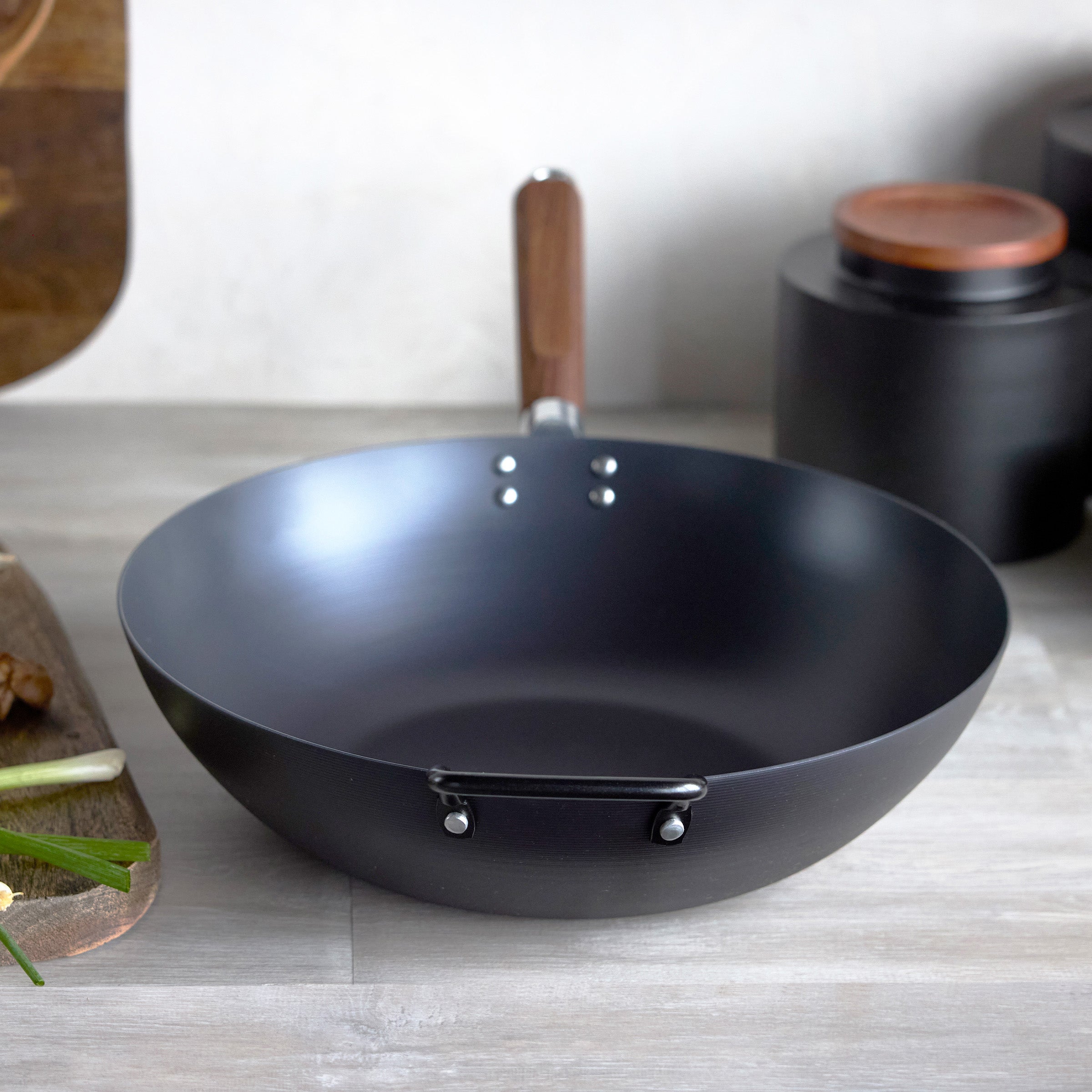 Kyoto Carbon Steel 12 Wok - Image 2