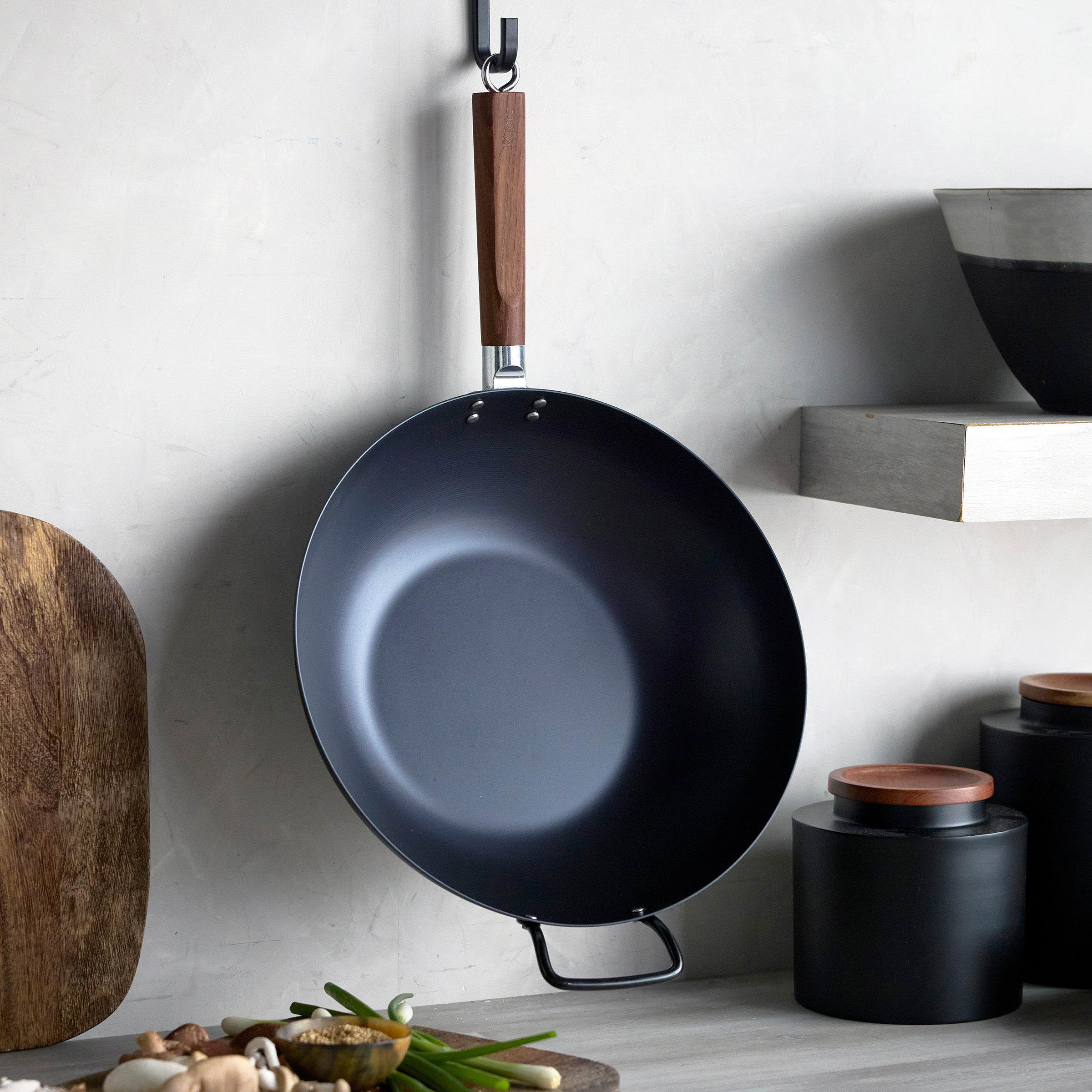 Kyoto Carbon Steel 12 Wok - Image 8
