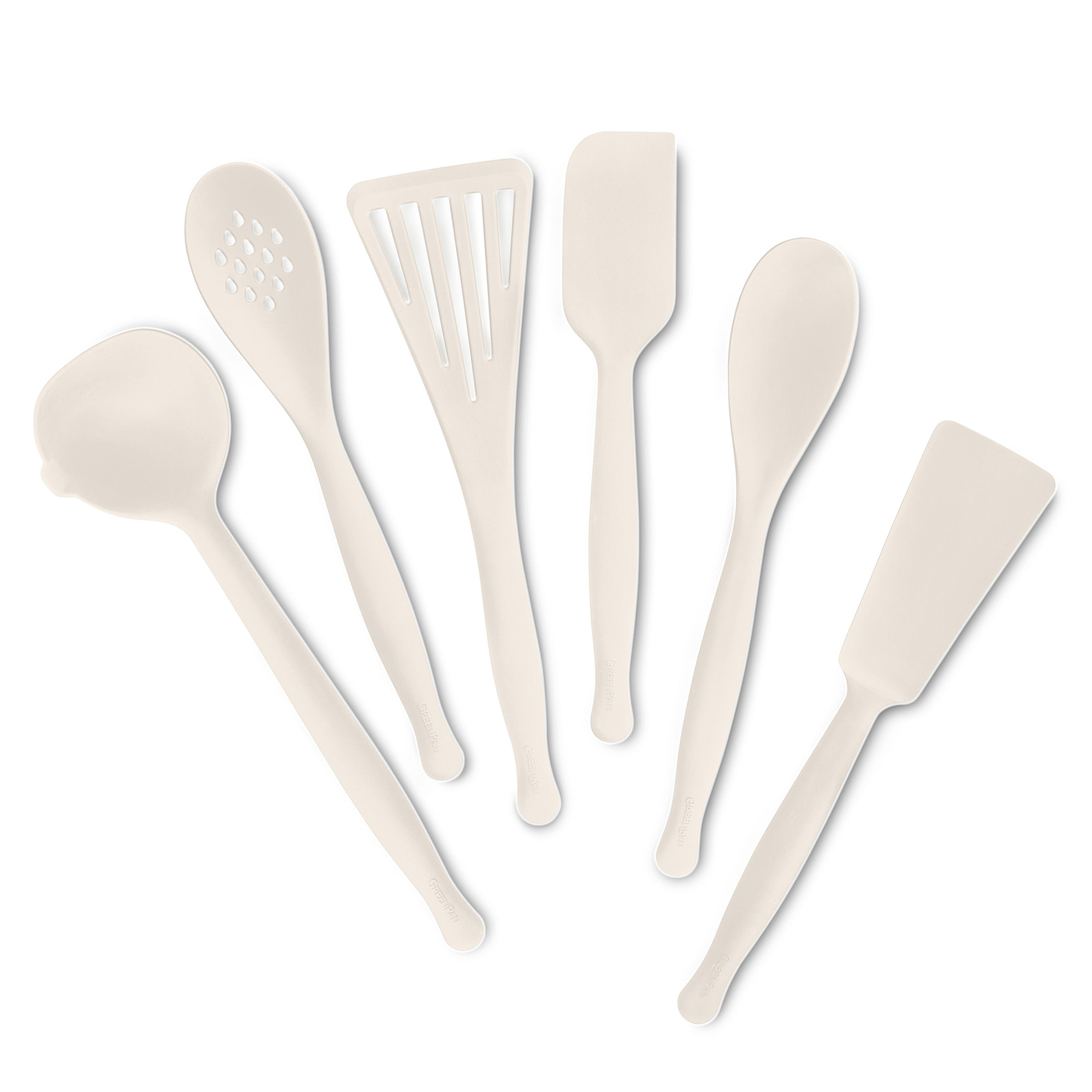 Premiere Silicone 6-Piece Utensil Set | Bisque - Image 9