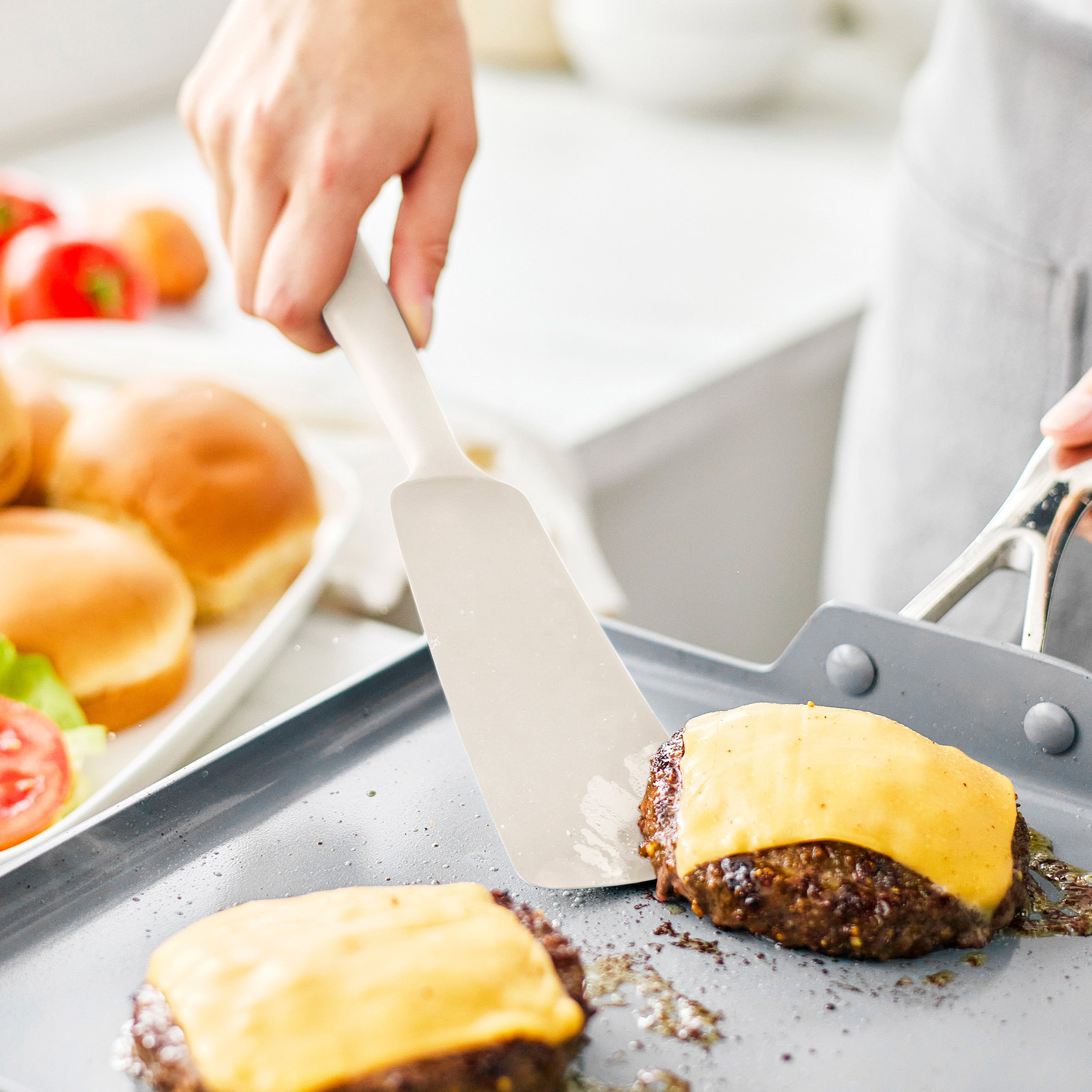 Premiere Silicone 6-Piece Utensil Set | Bisque - Image 3