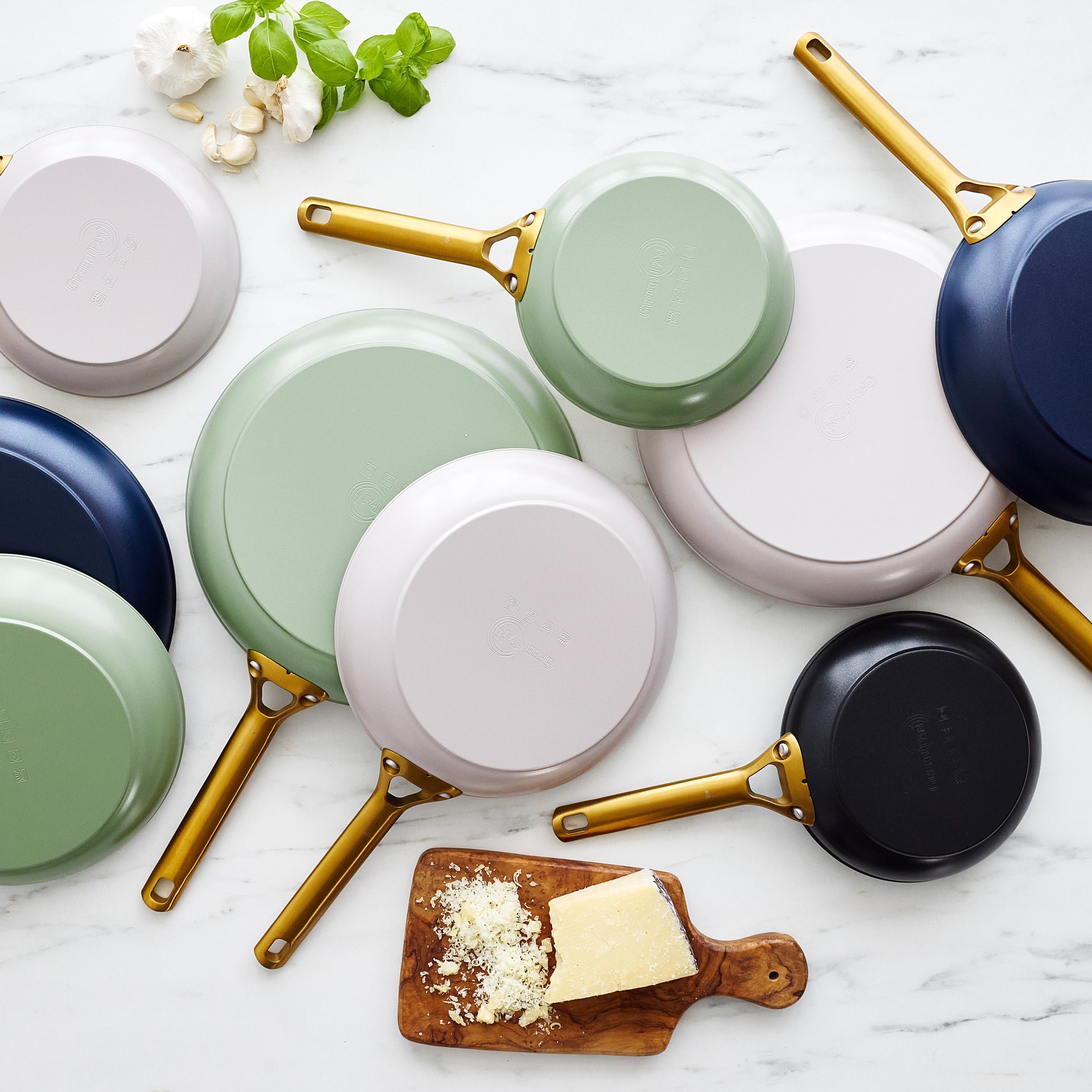 Reserve Pro Ceramic Nonstick 8. 10 and 12 Frypan Set | Harvest - Image 11