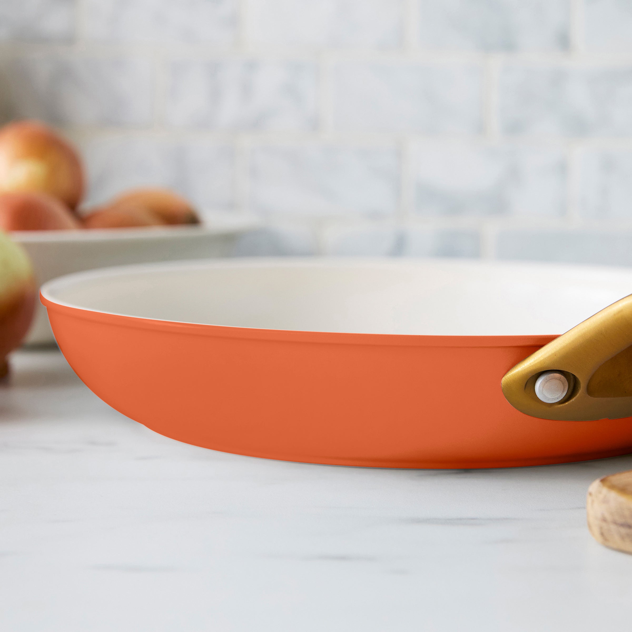 Reserve Pro Ceramic Nonstick 8. 10 and 12 Frypan Set | Harvest - Image 9