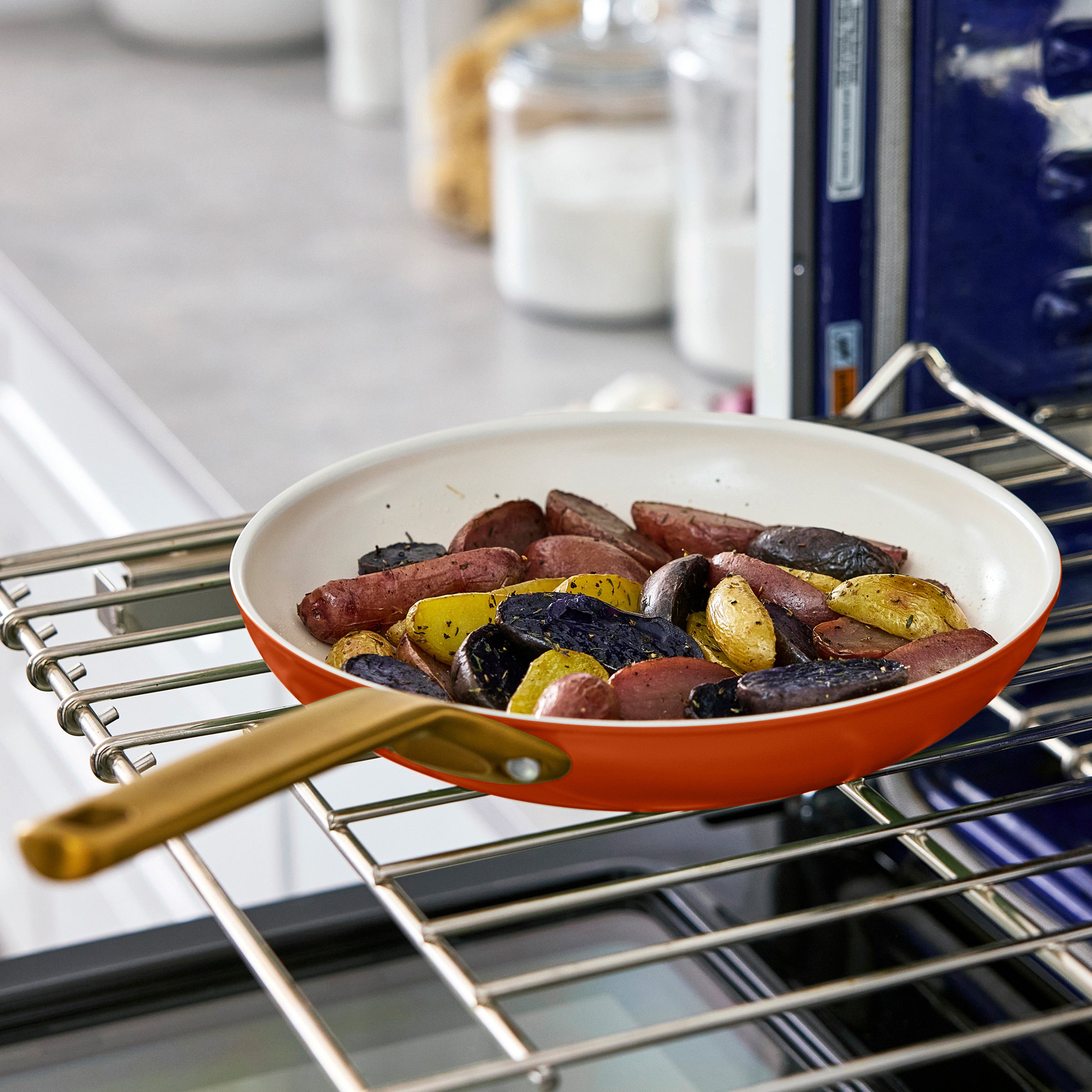 Reserve Pro Ceramic Nonstick 8. 10 and 12 Frypan Set | Harvest - Image 5