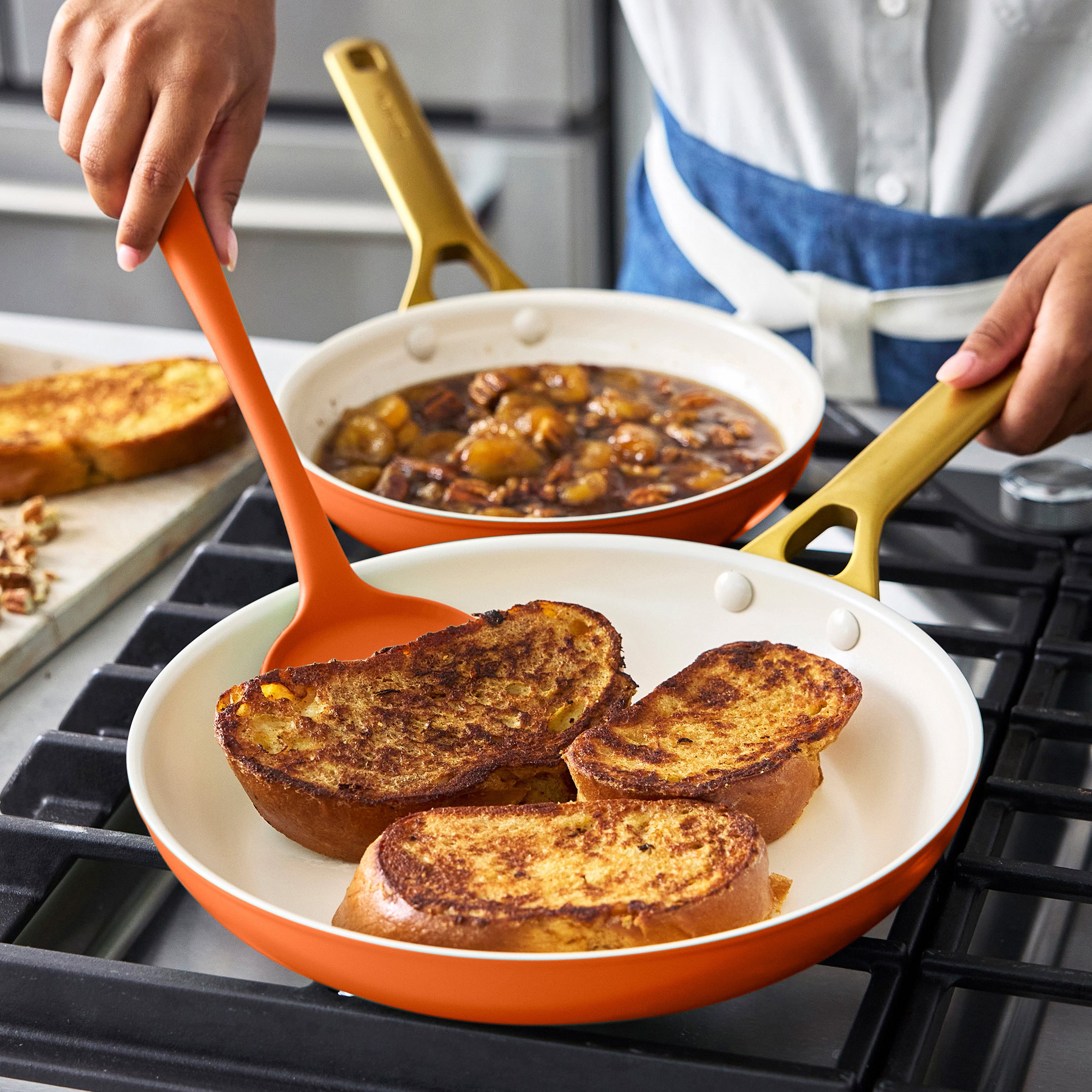 Reserve Pro Ceramic Nonstick 11-Piece Cookware Set | Harvest - Image 6