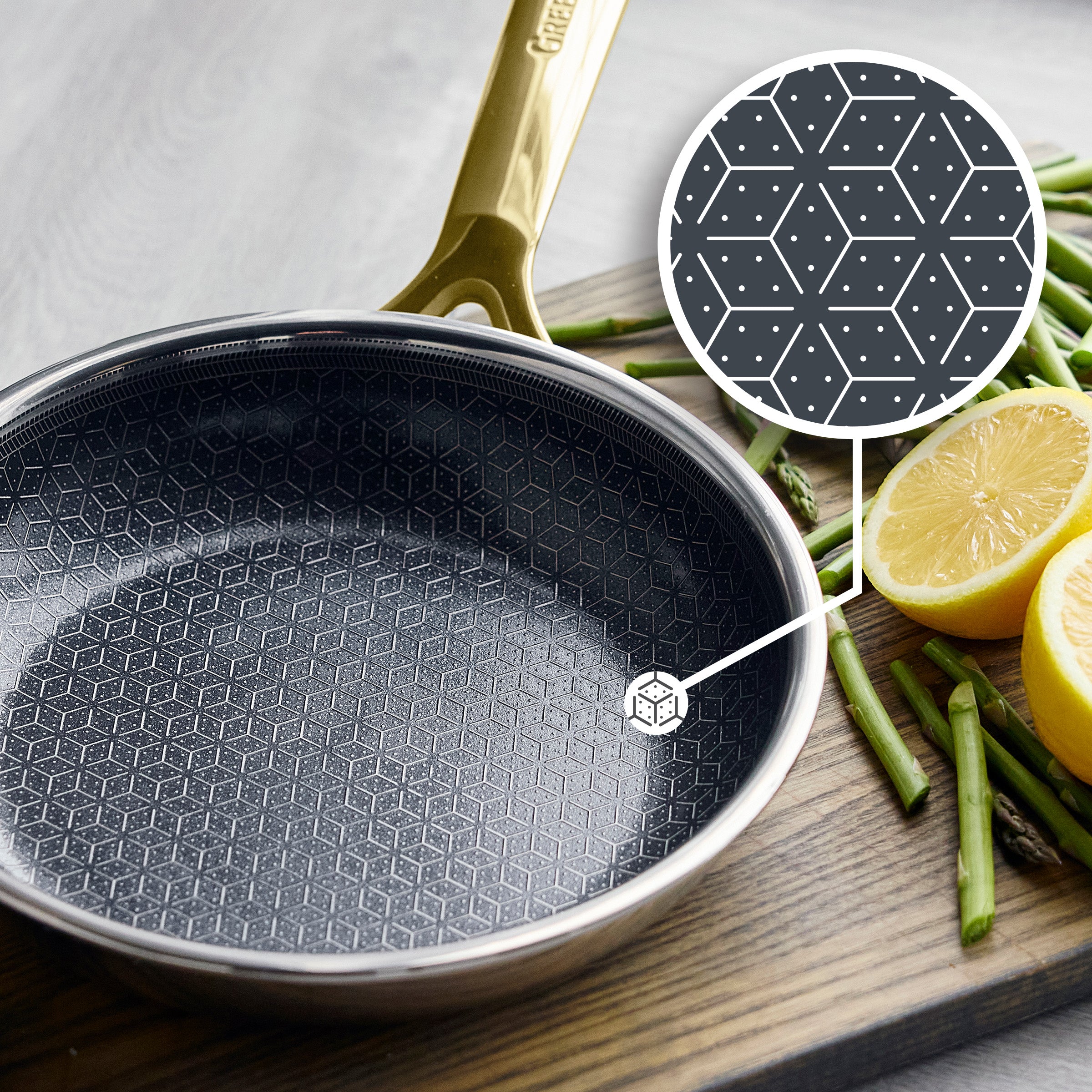 Spectra Gold Thermobond Hybrid Ceramic Nonstick 8 Frypan - Image 3