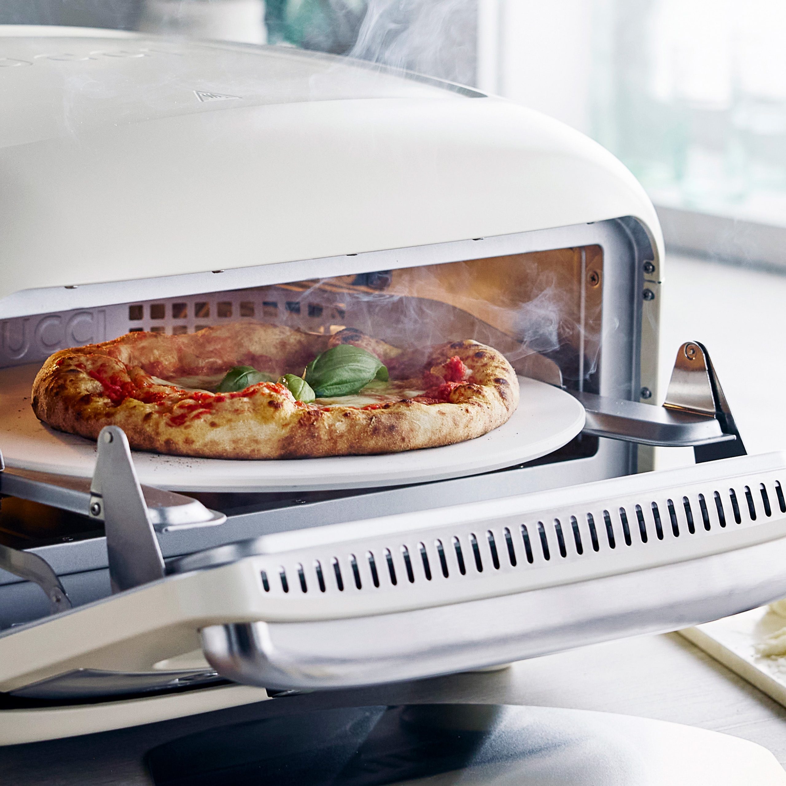 Stanley Tucci™ Indoor and Outdoor Pizza Oven | Carrara White - Image 7